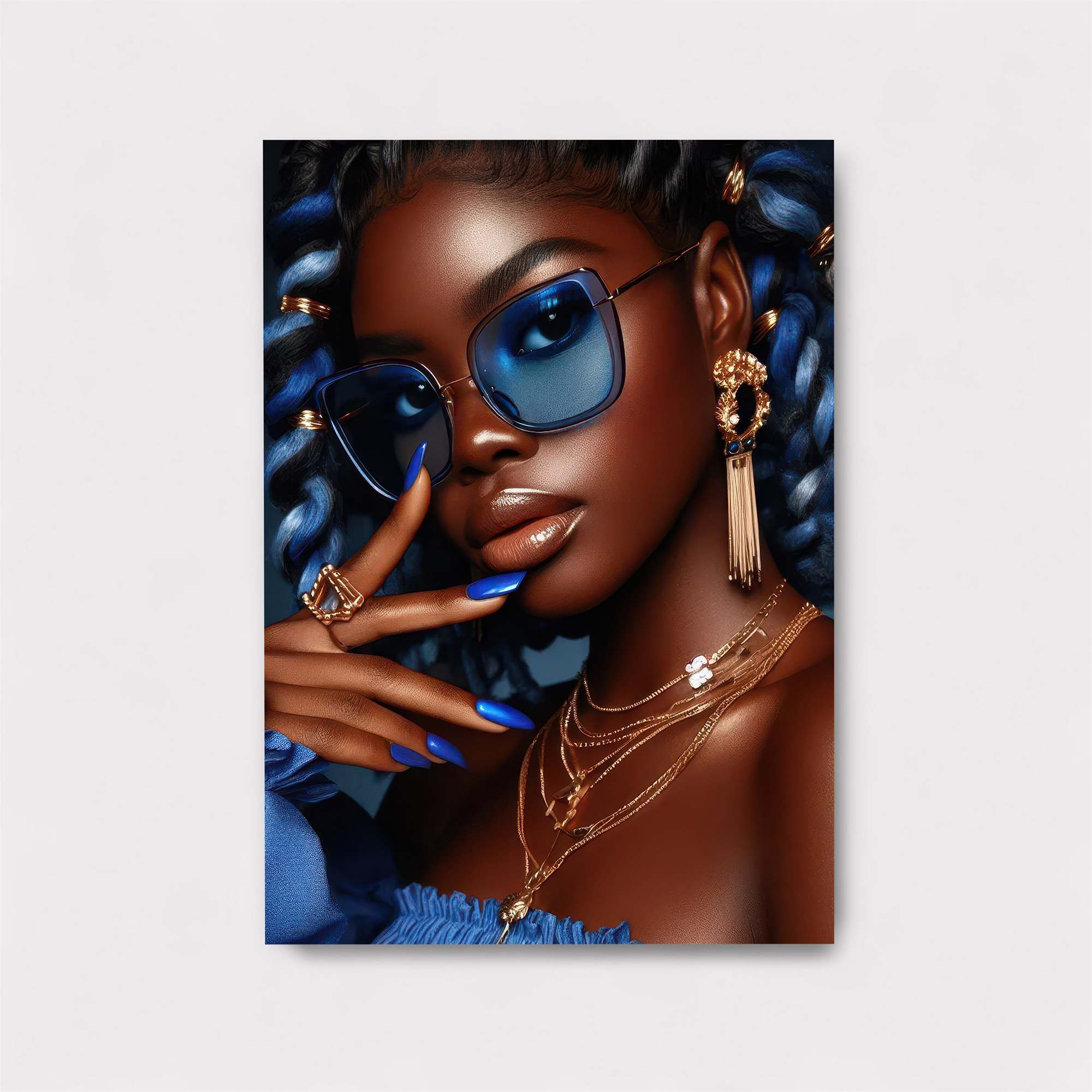 Azure Enigma Safe Wall Magnetic / M