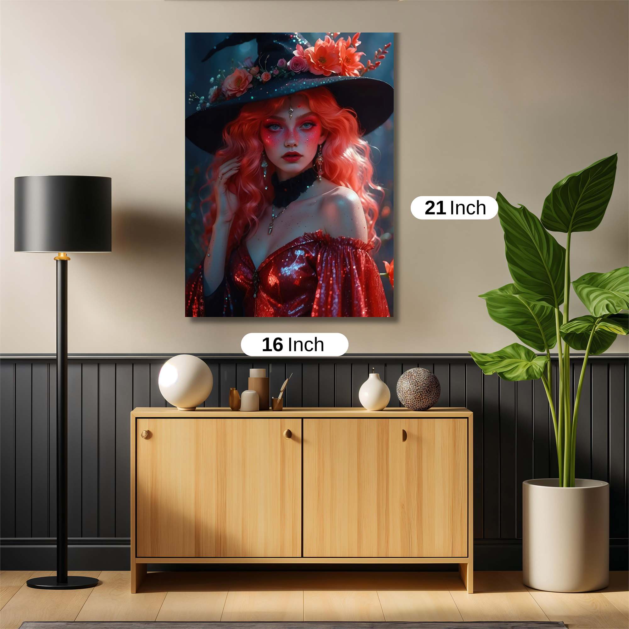 Witch Enchanting Safe Wall Magnetic / M