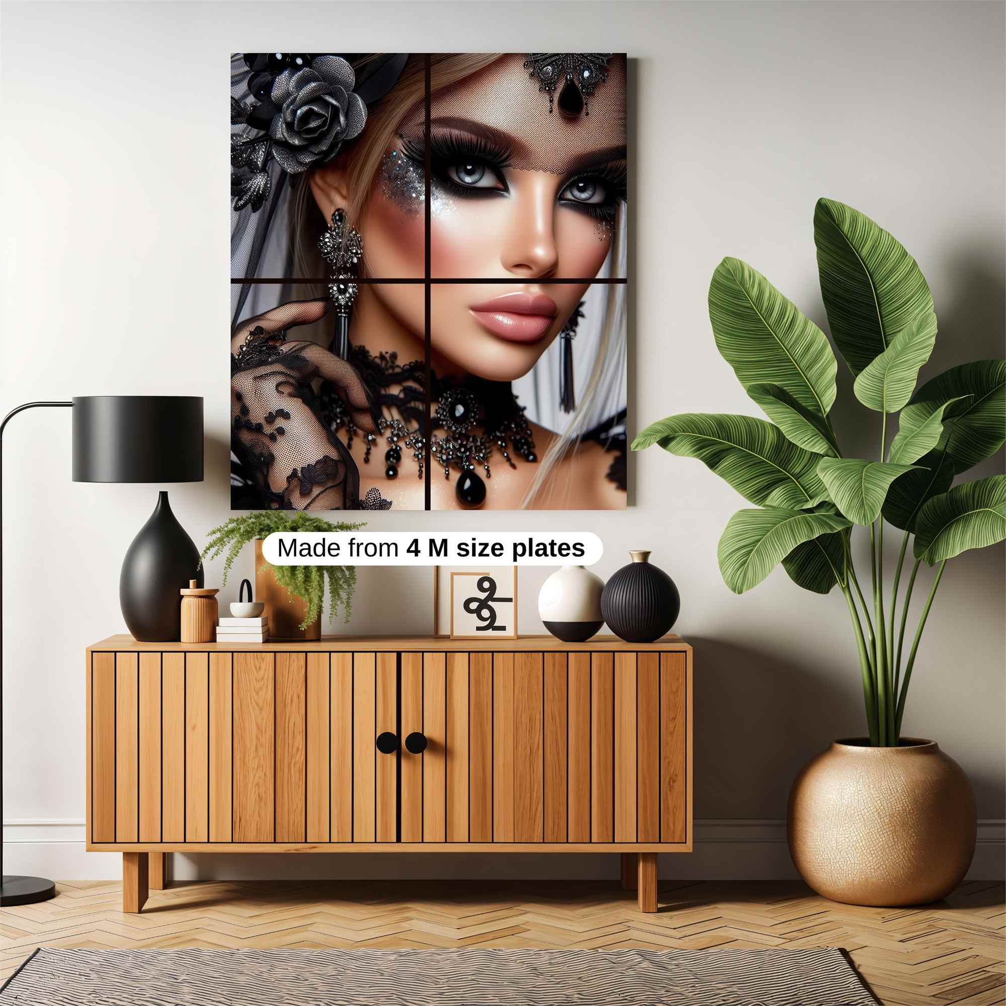 Gothic Elegance Safe Wall Magnetic / M