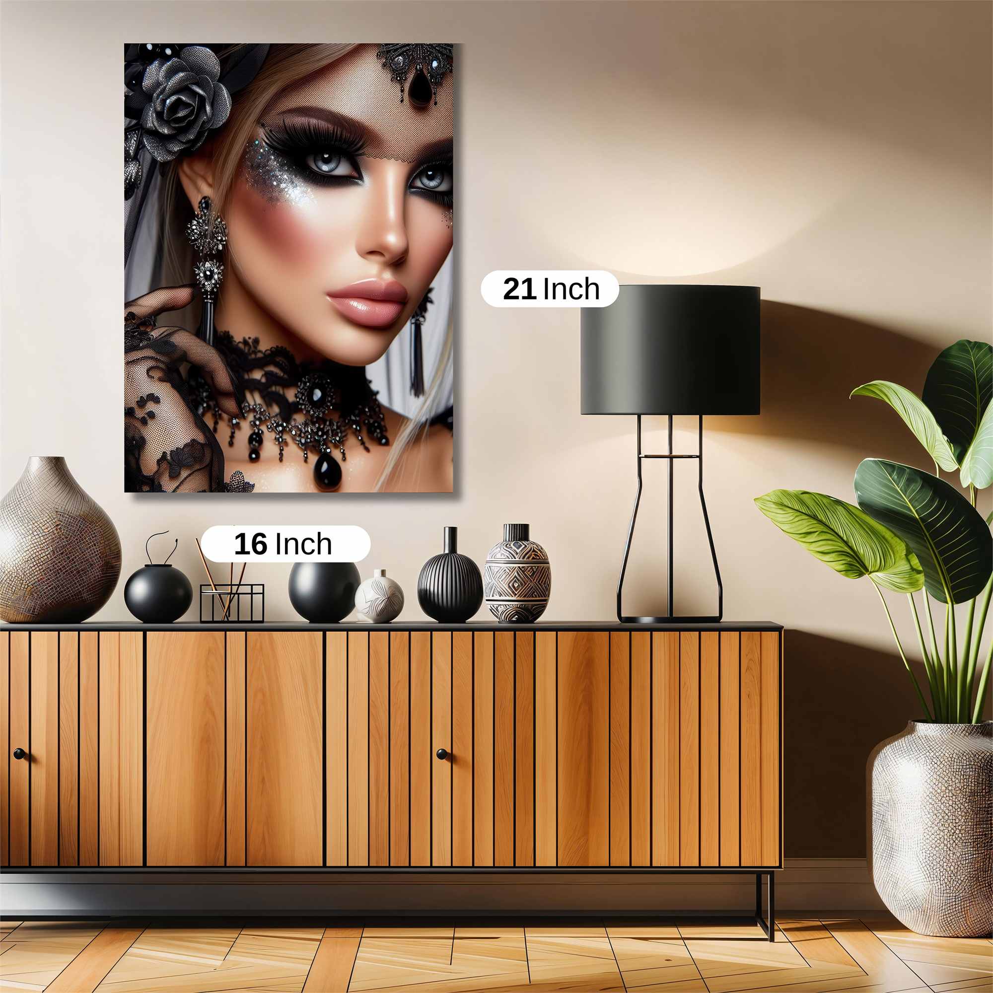 Gothic Elegance Safe Wall Magnetic / M