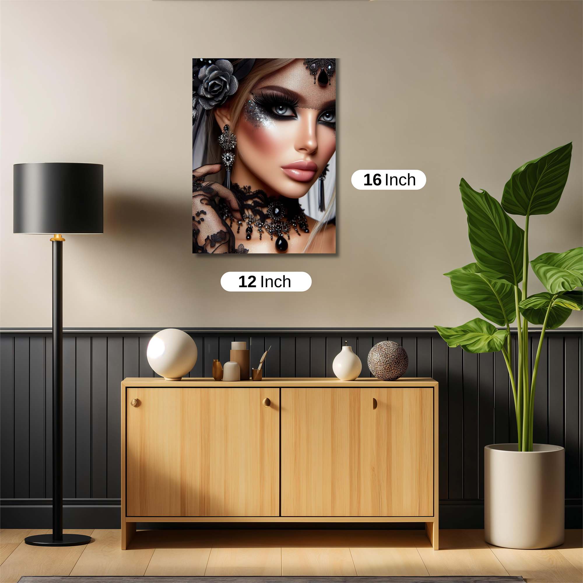 Gothic Elegance Safe Wall Magnetic / M
