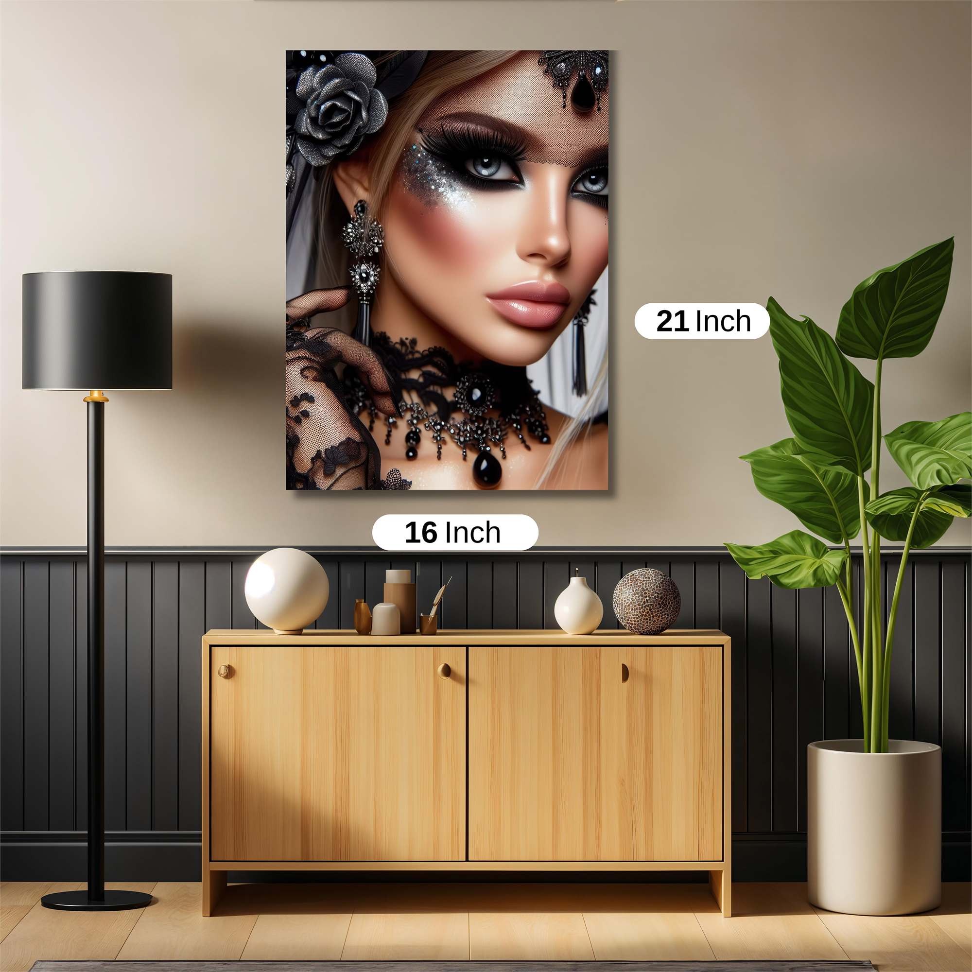 Gothic Elegance Safe Wall Magnetic / M