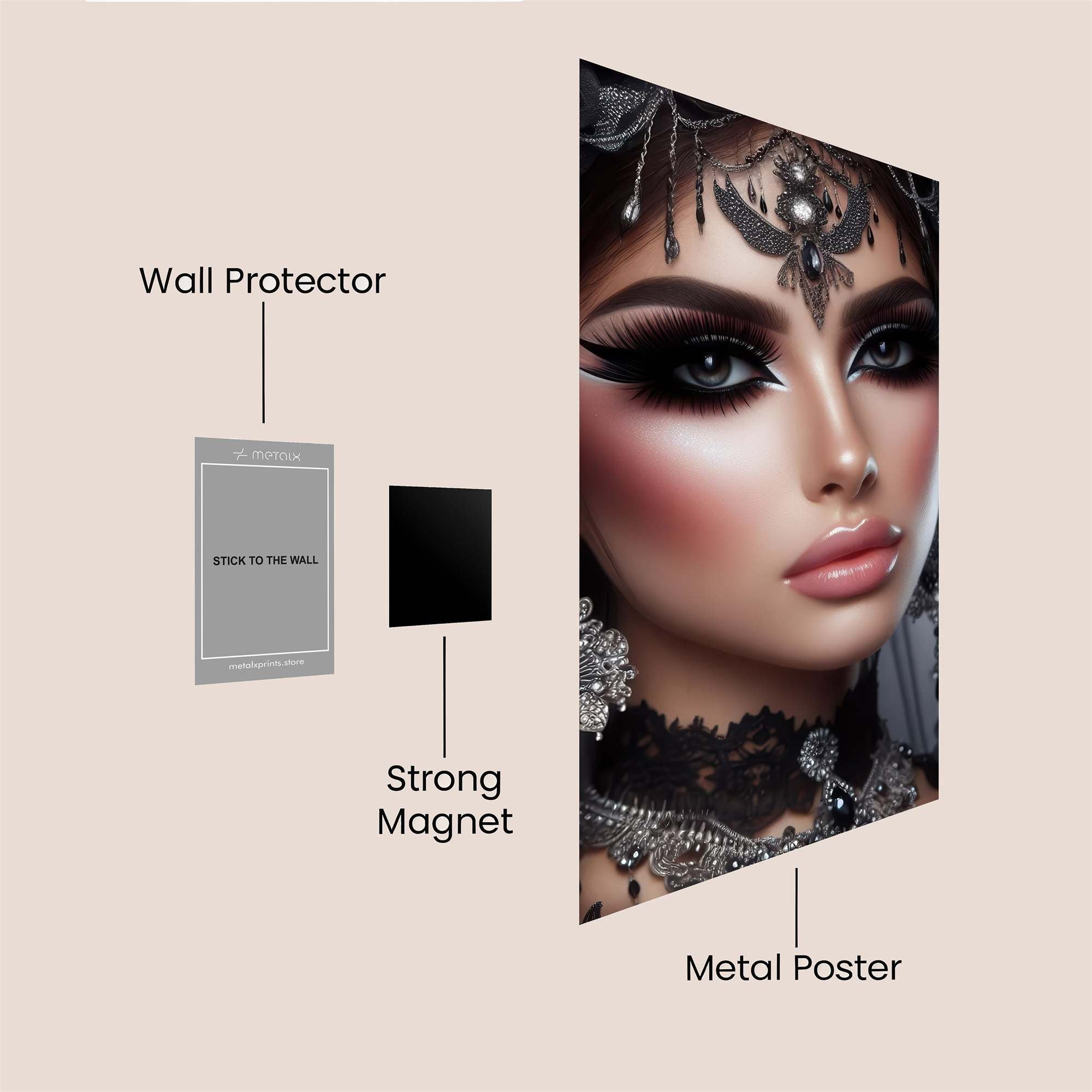Gothic Enigma Safe Wall Magnetic / M