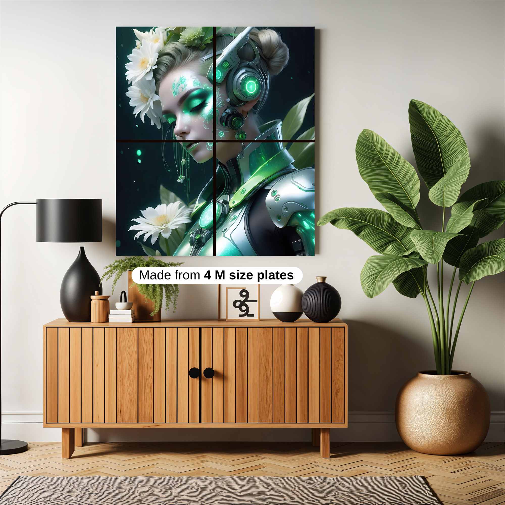 FlowerFuturist Safe Wall Magnetic / M