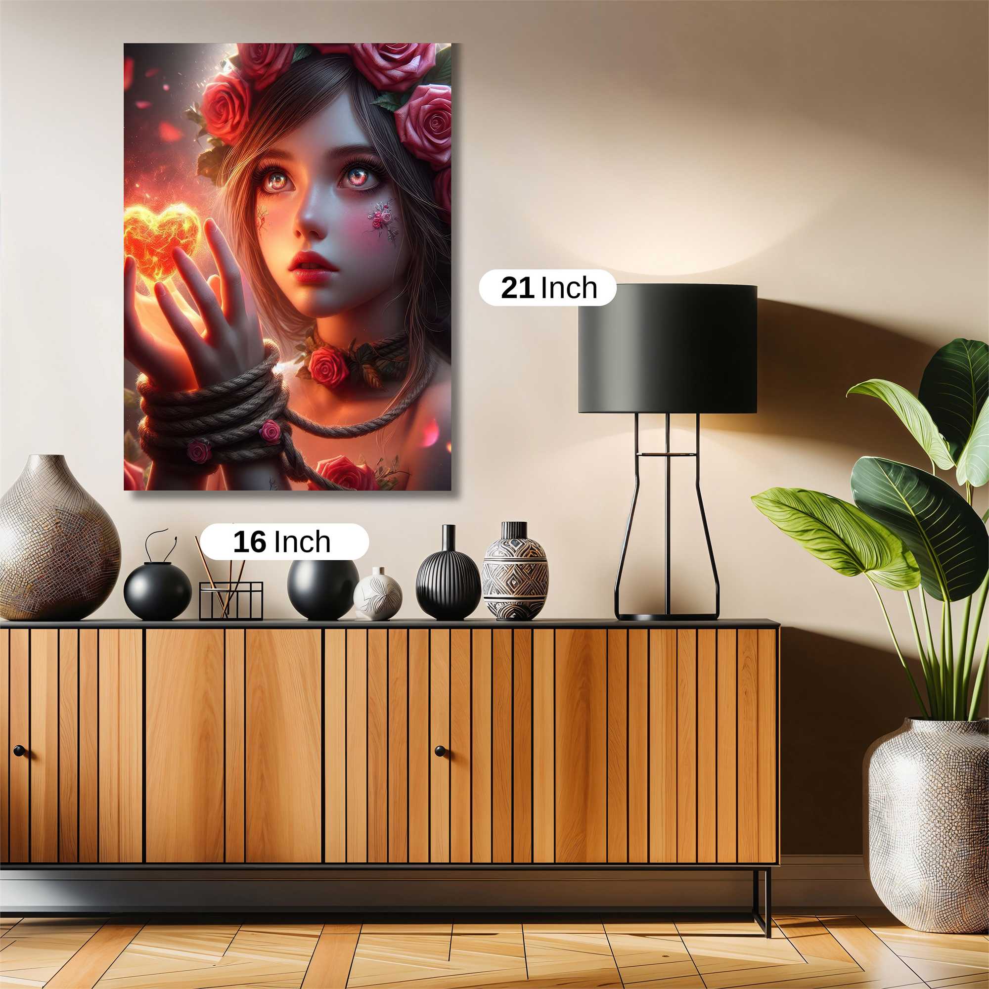 Rose Enchantment Safe Wall Magnetic / M