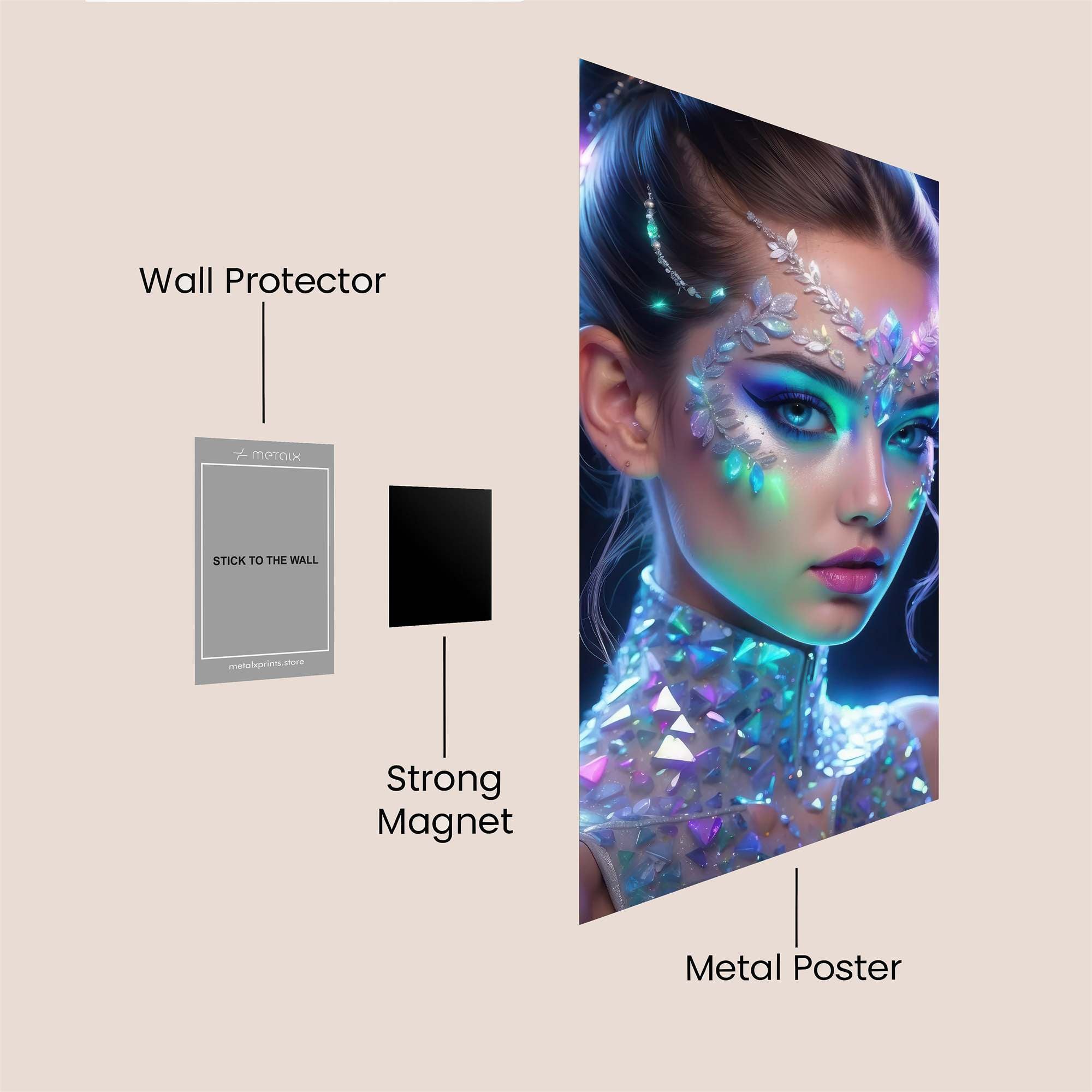 Fairy Enchantment Safe Wall Magnetic / M