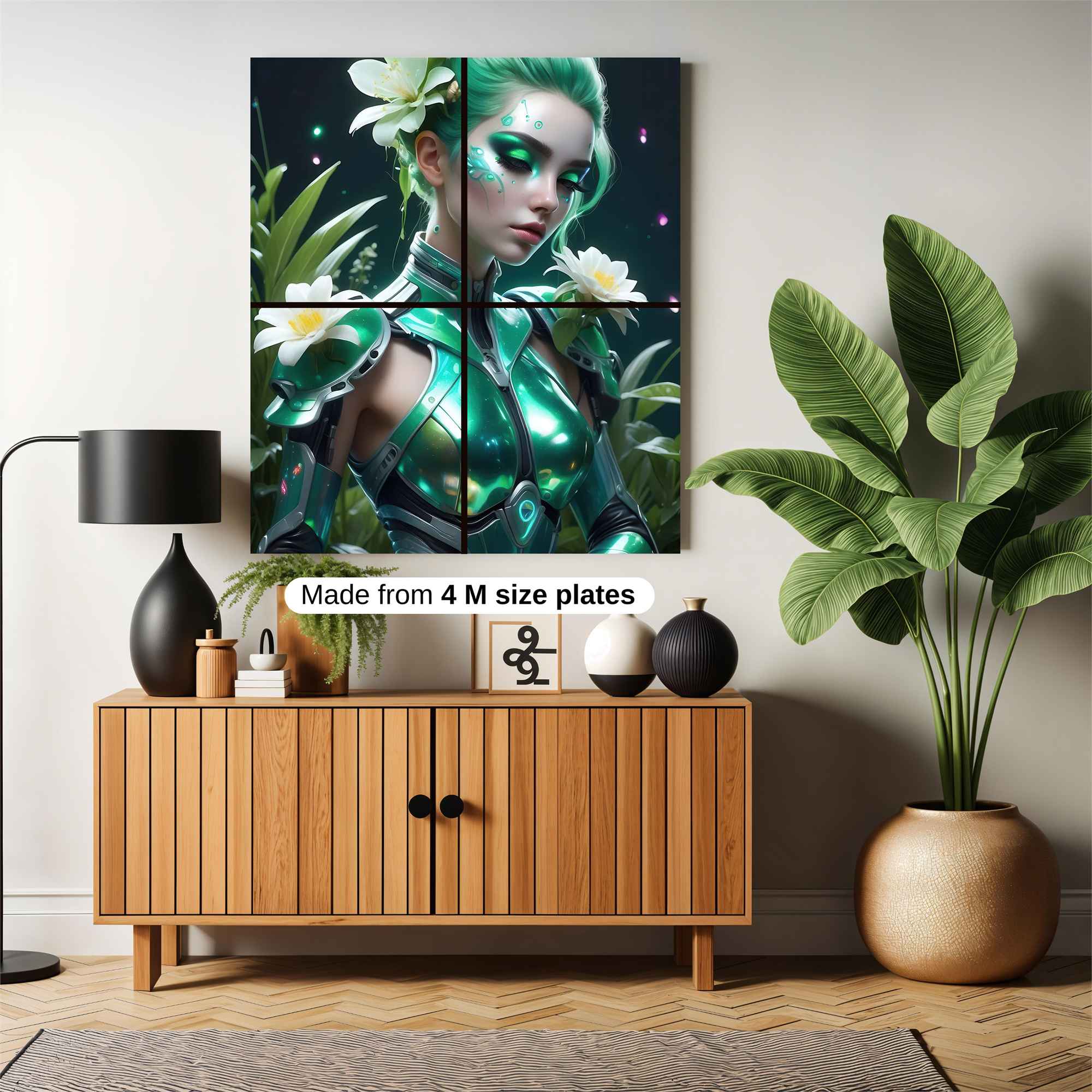 Floral Guardian Safe Wall Magnetic / M