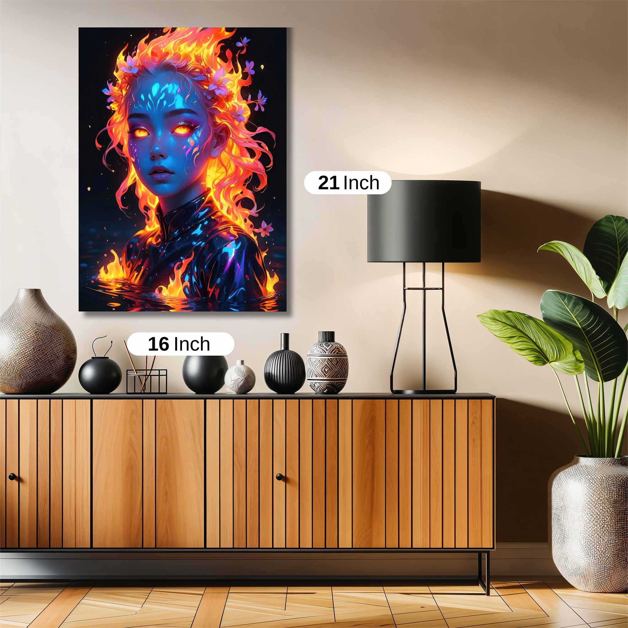 Flame Enigma Safe Wall Magnetic / M