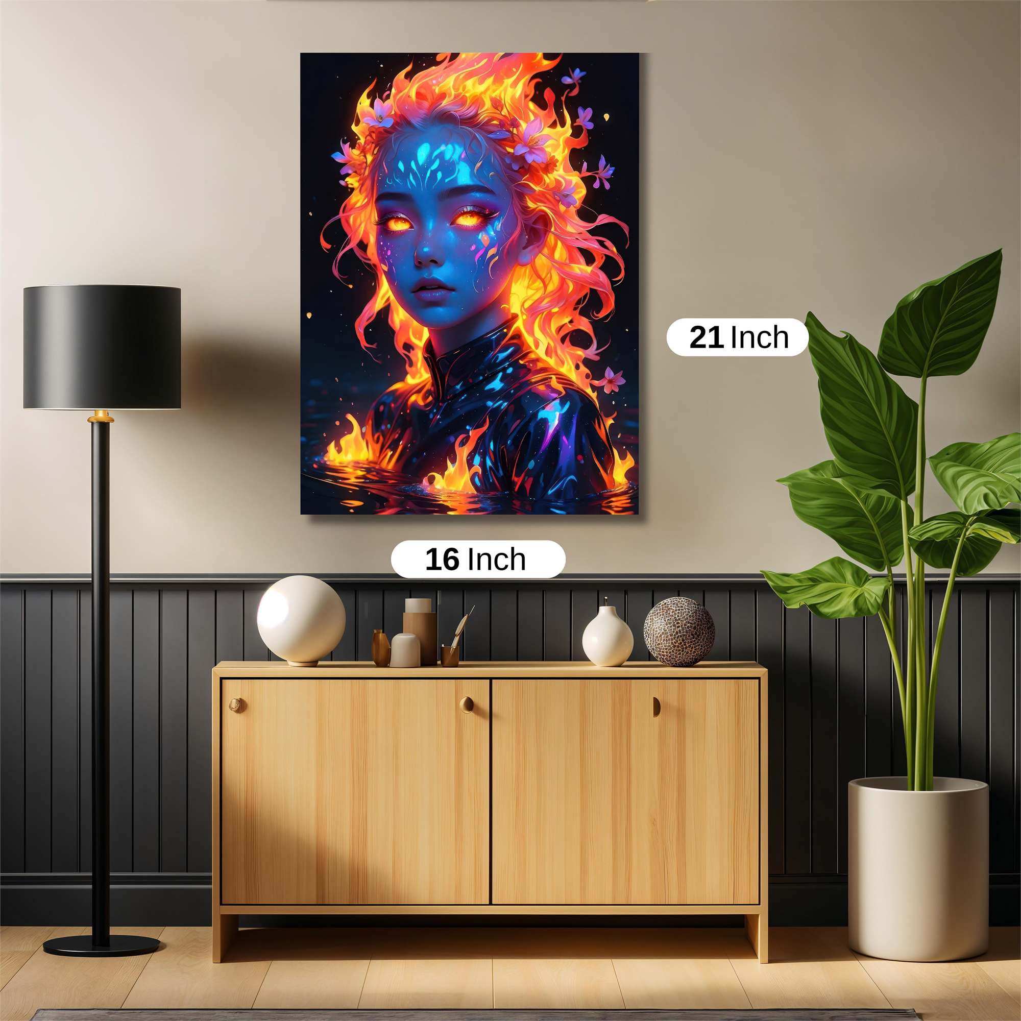 Flame Enigma Safe Wall Magnetic / M