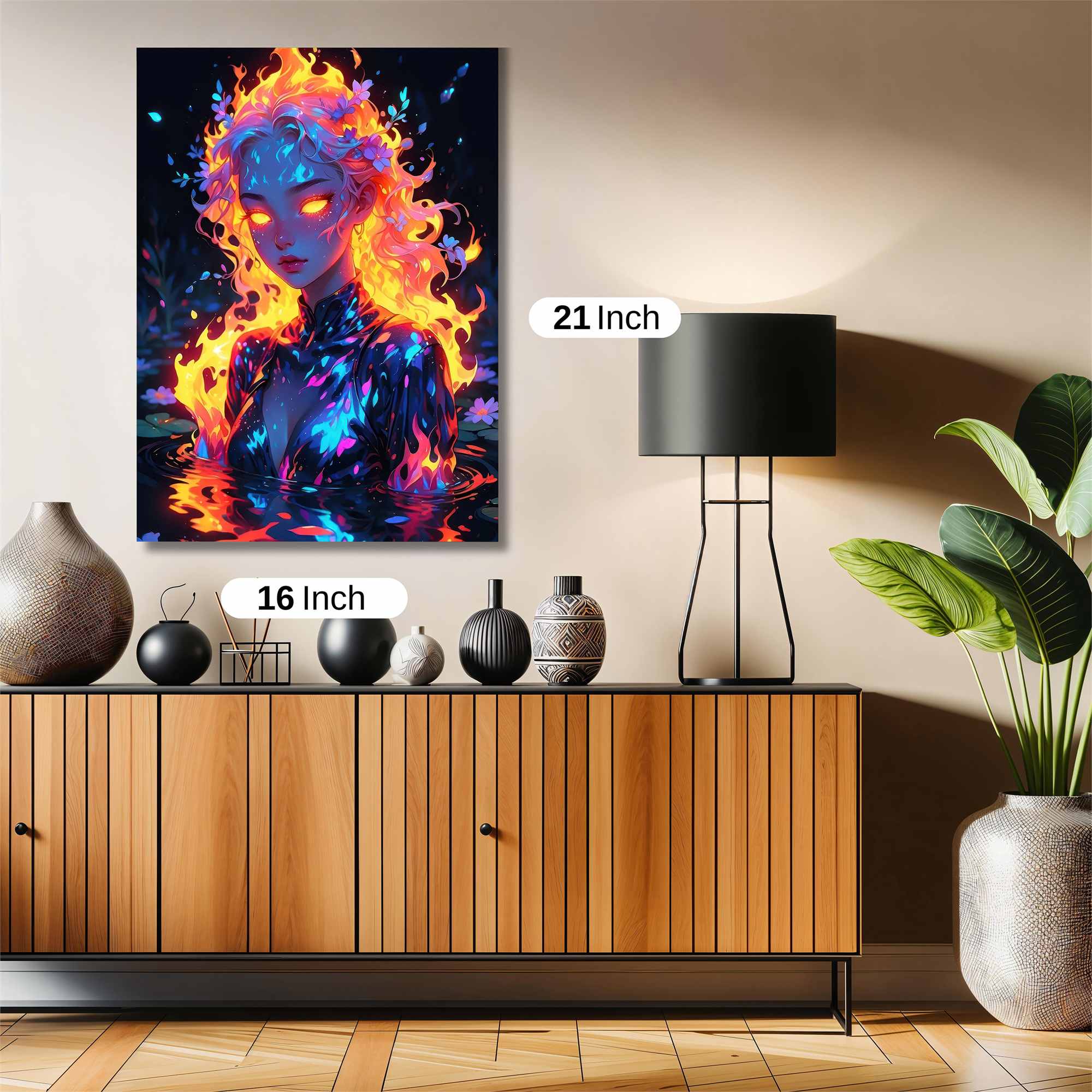 Flame Enigma Safe Wall Magnetic / M