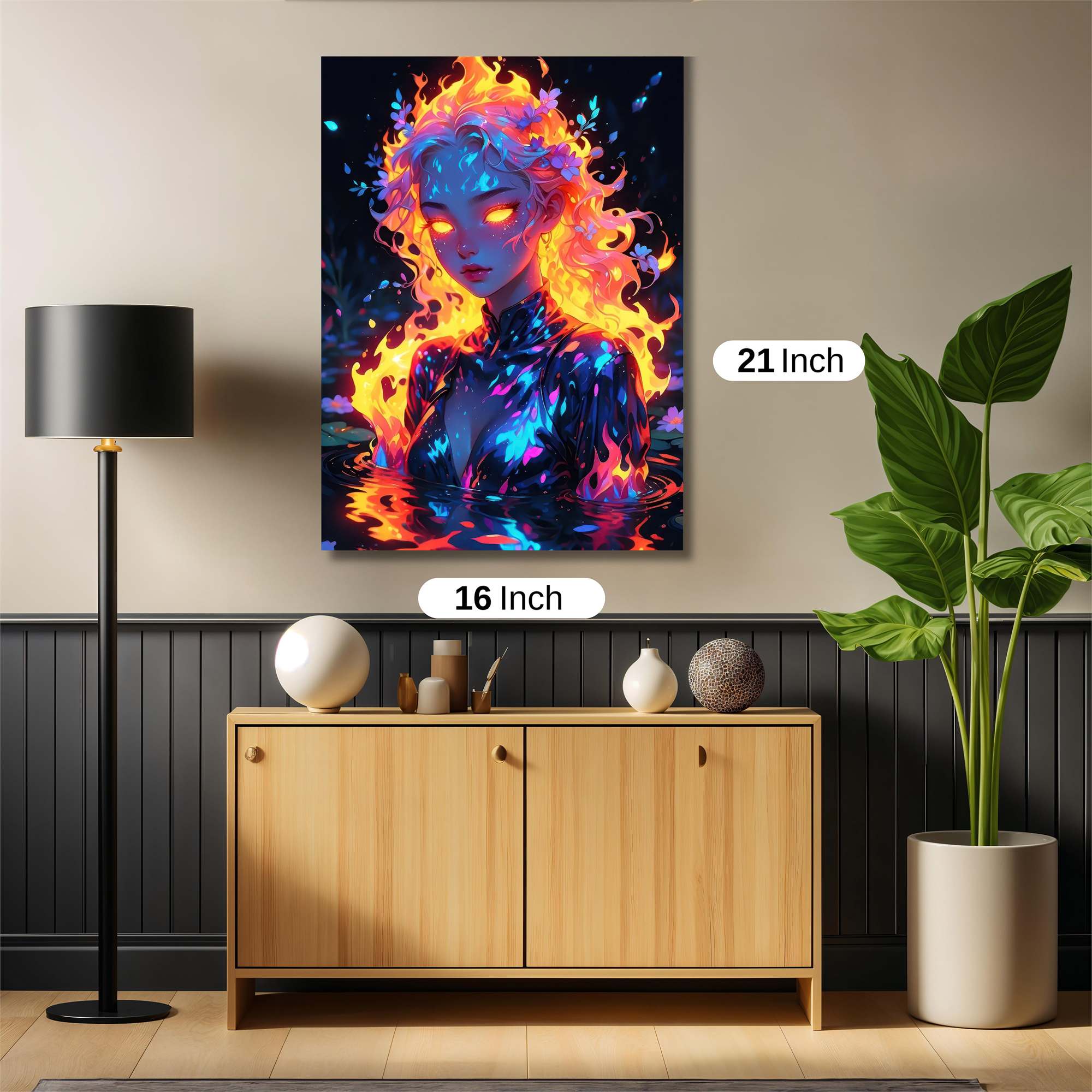 Flame Enigma Safe Wall Magnetic / M