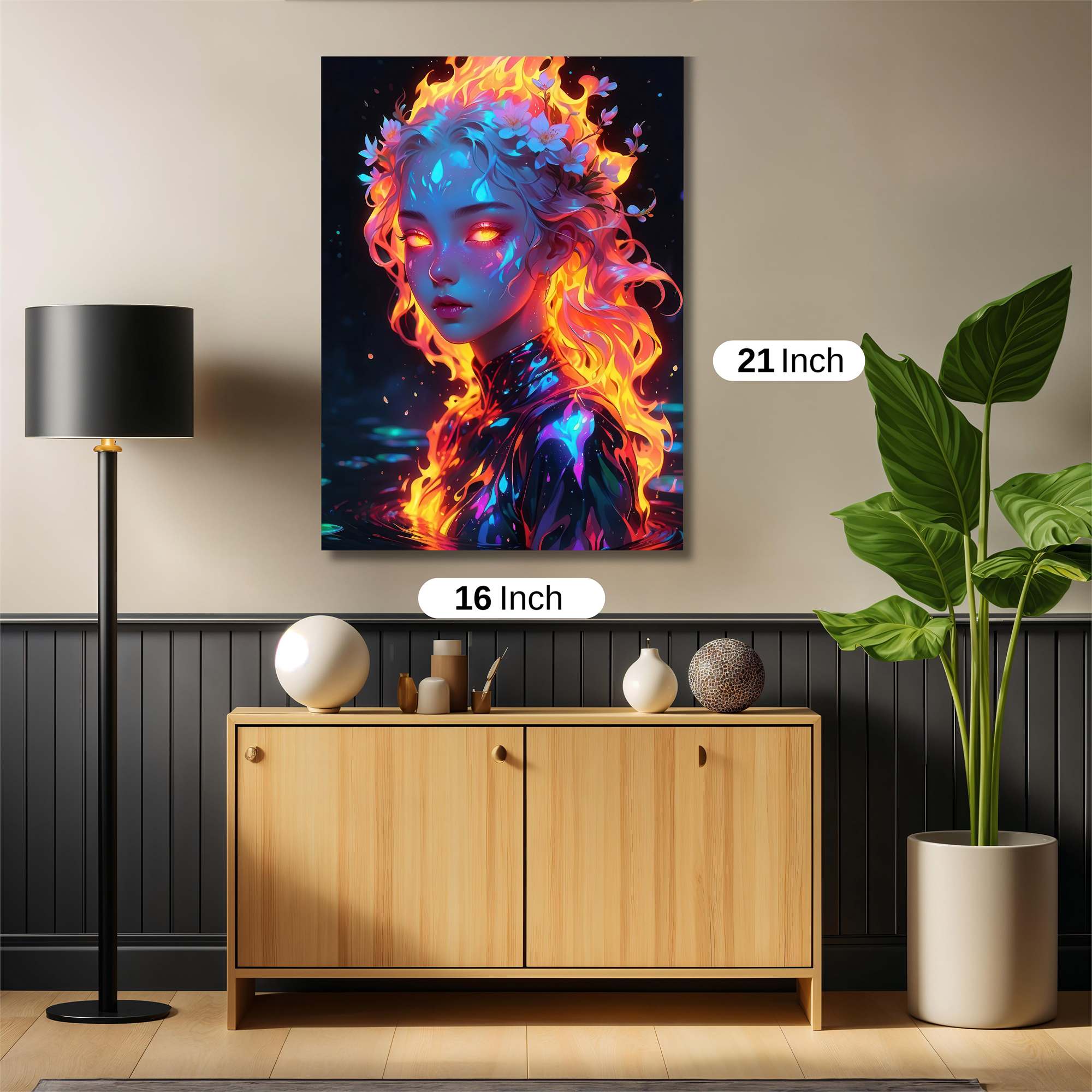 Flame Enchantress Safe Wall Magnetic / M
