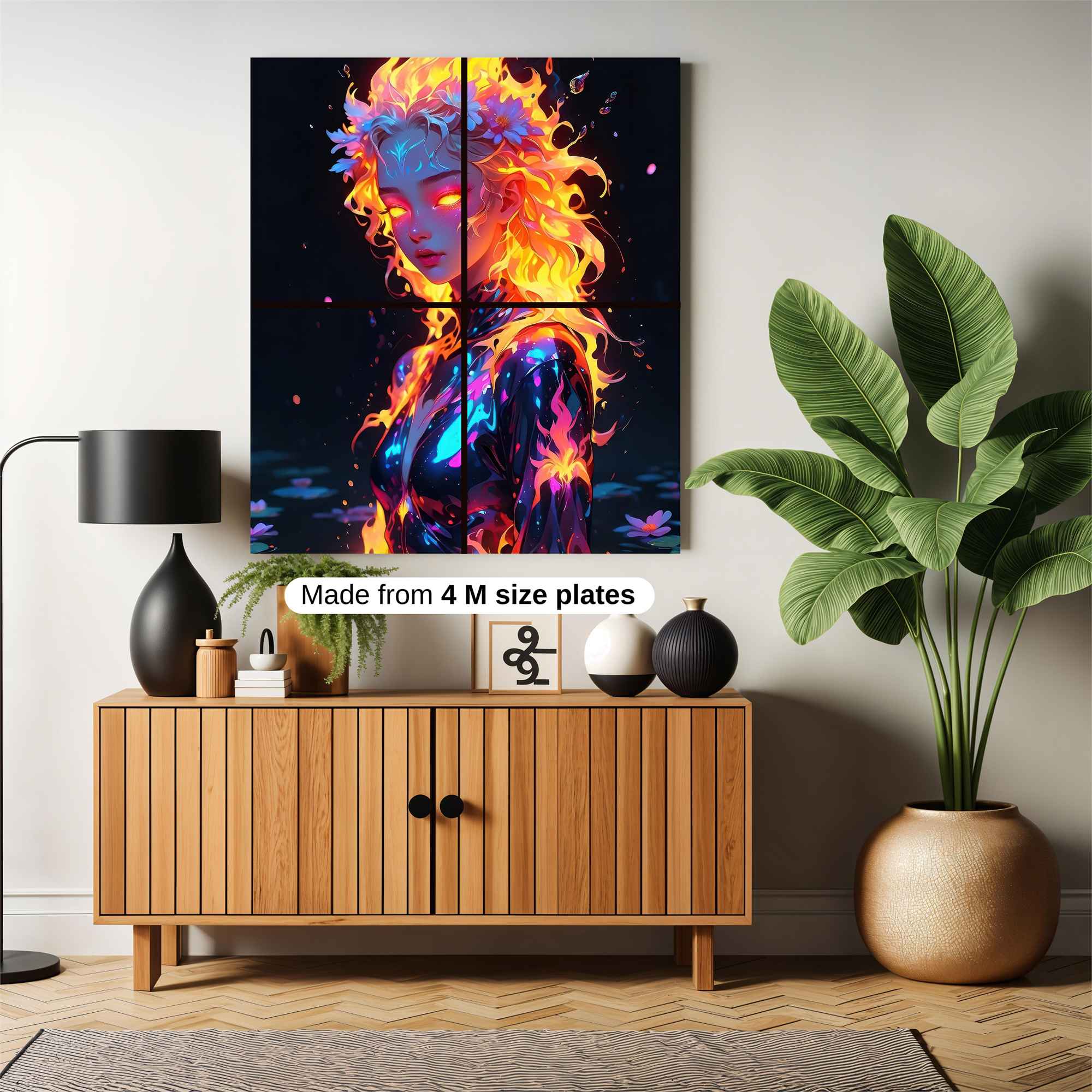 Flame Enchantress Safe Wall Magnetic / M