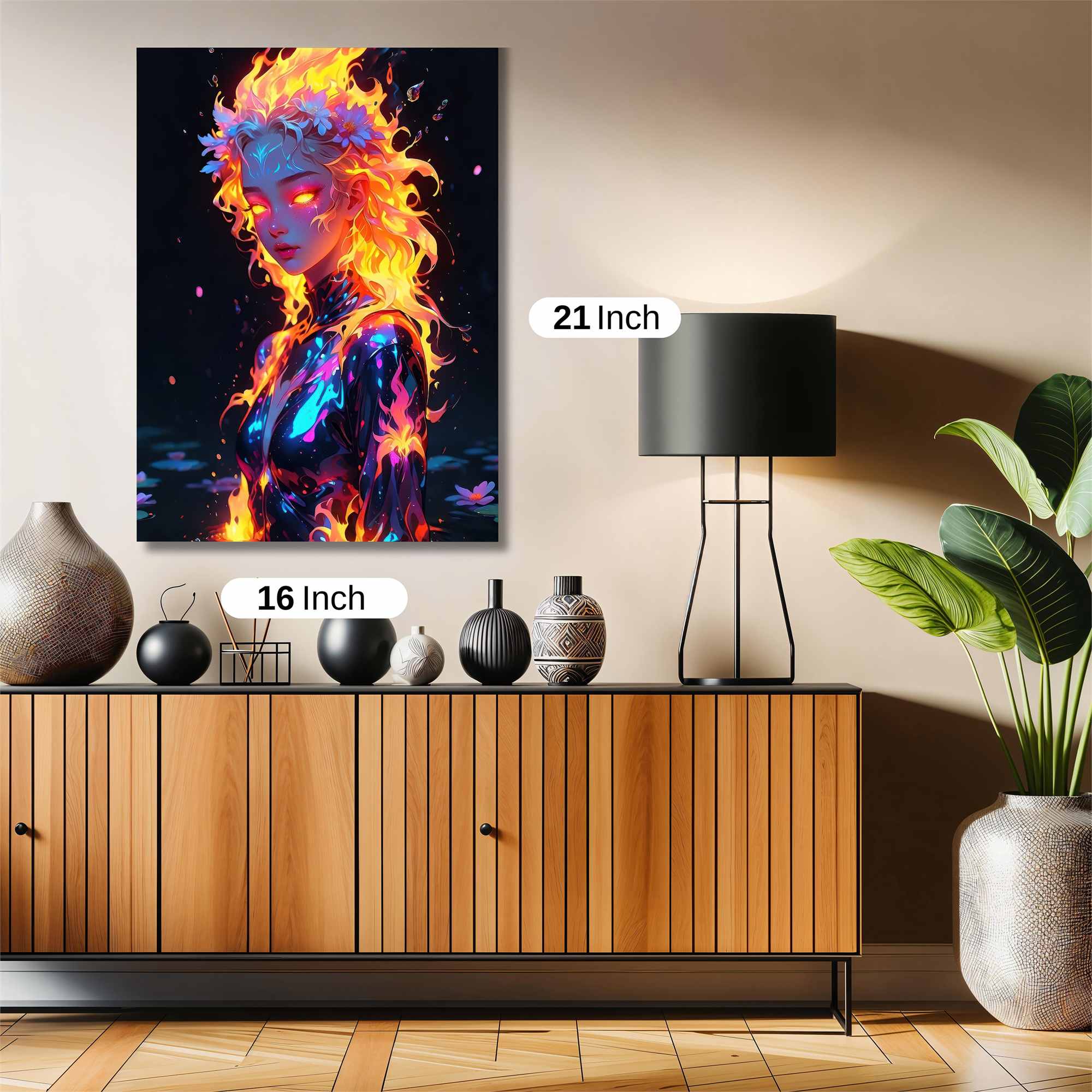 Flame Enchantress Safe Wall Magnetic / M