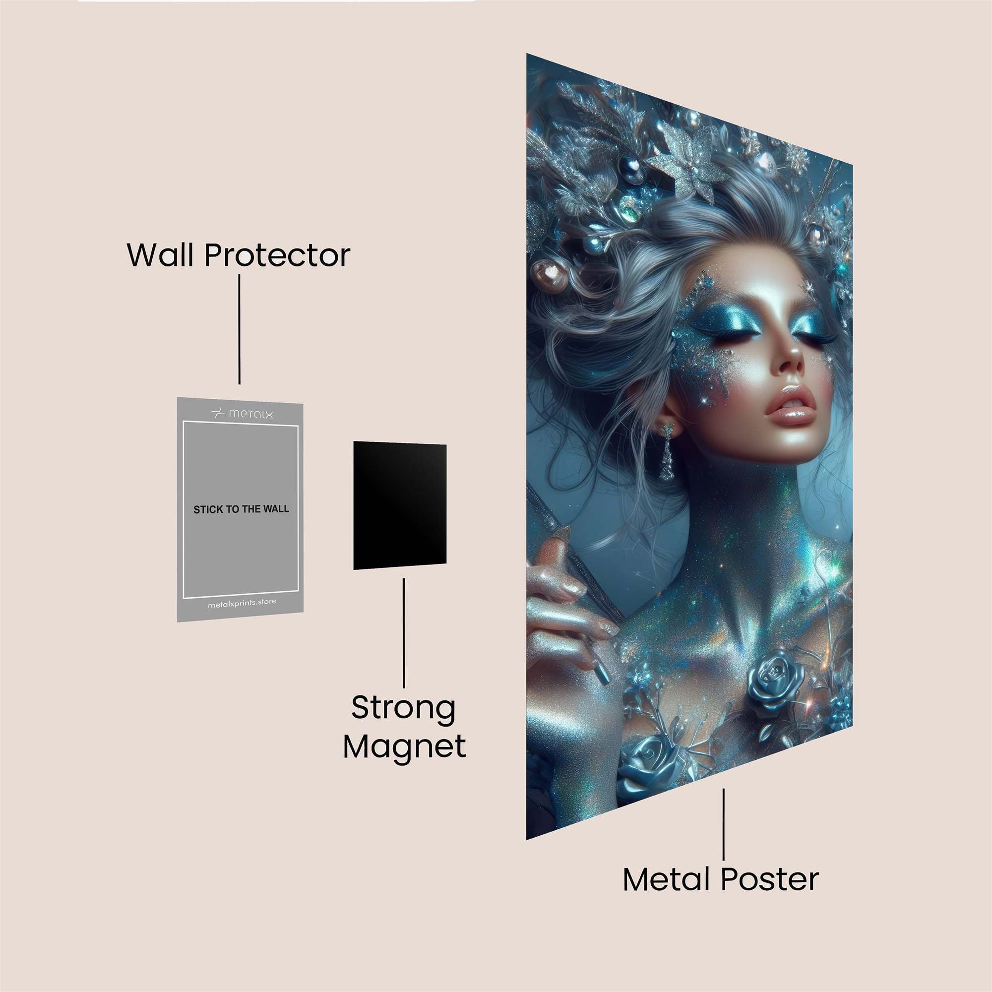 Fairy Enchantment Safe Wall Magnetic / M