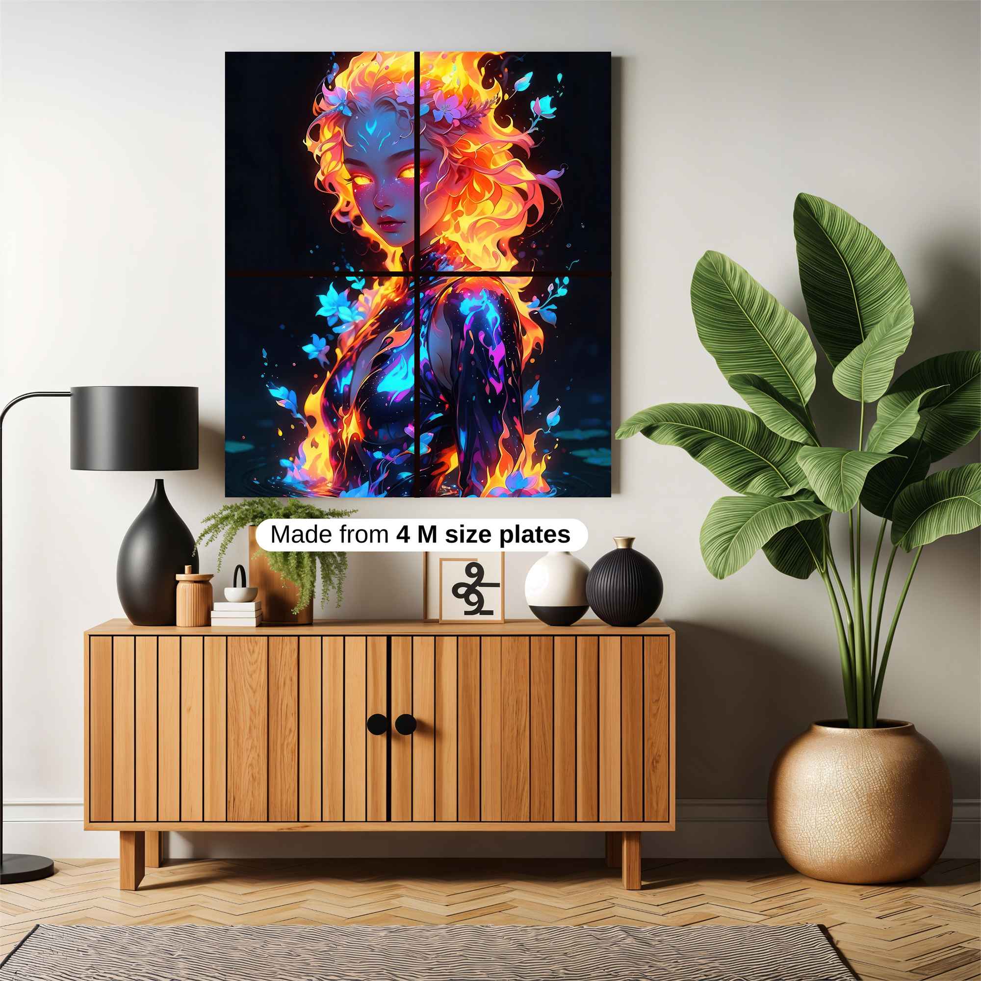 Flame Enchantress Safe Wall Magnetic / M