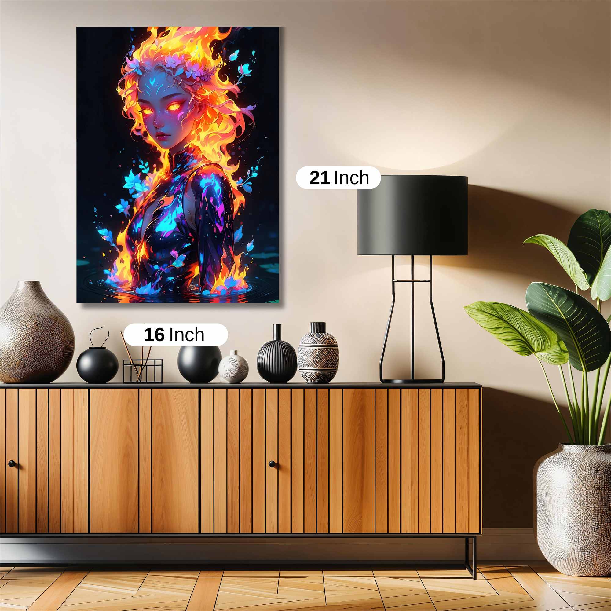 Flame Enchantress Safe Wall Magnetic / M