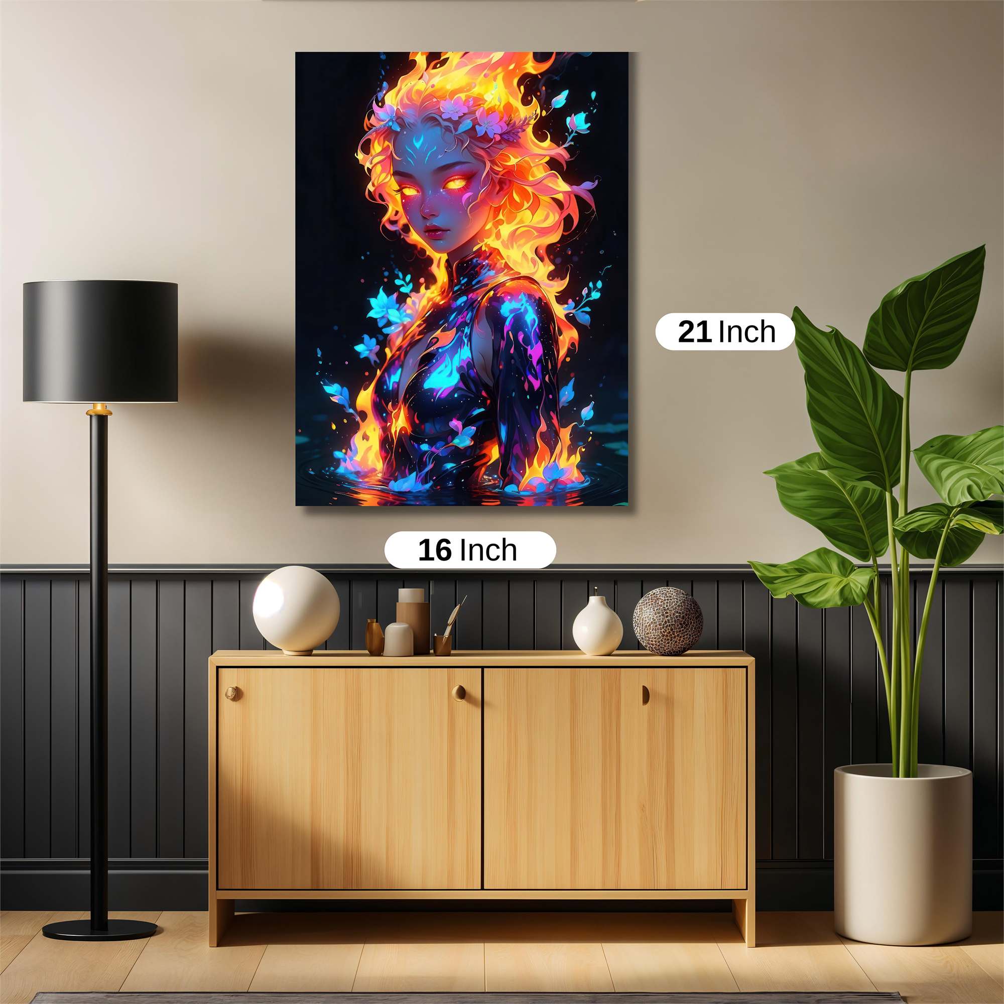 Flame Enchantress Safe Wall Magnetic / M