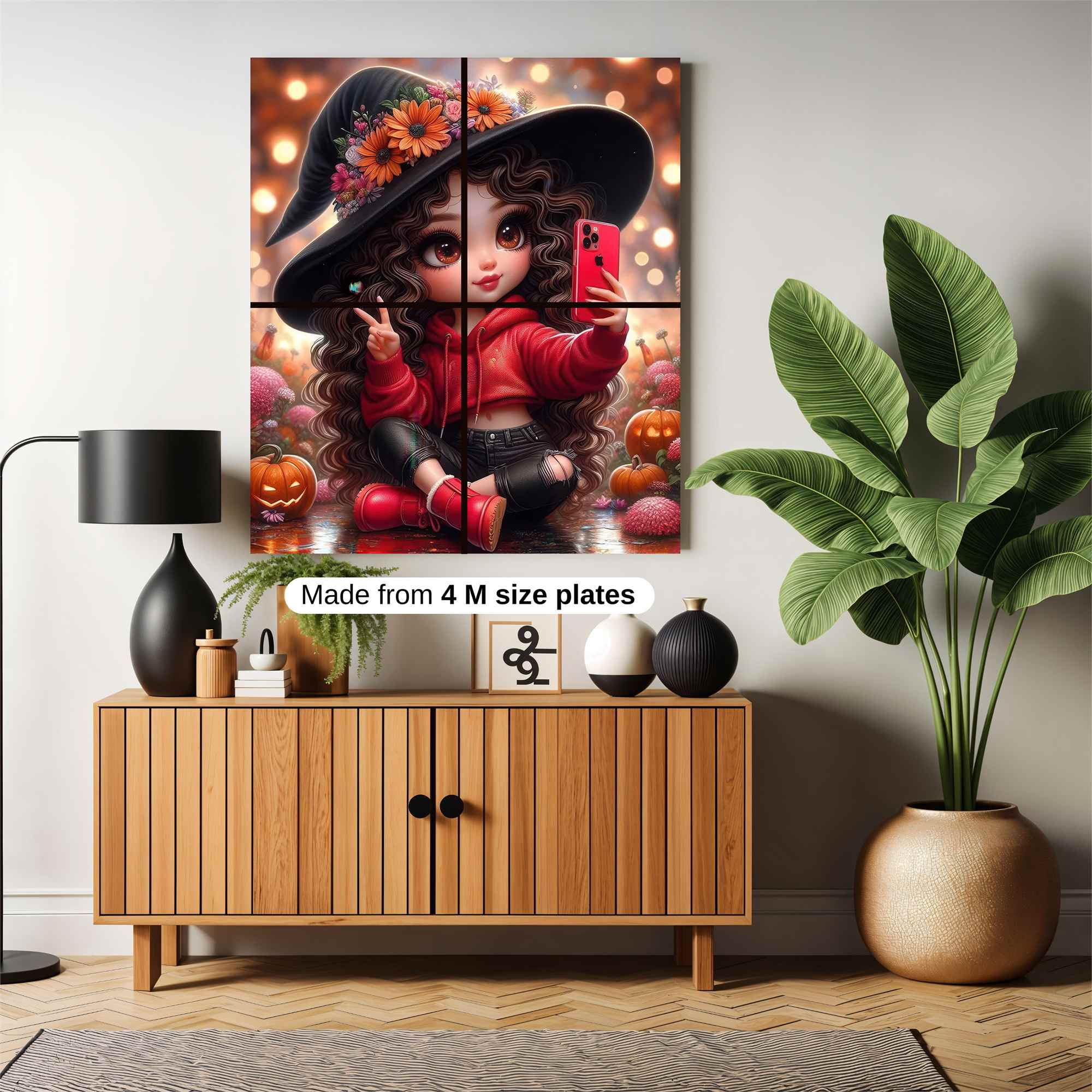 Witchy Whimsy Safe Wall Magnetic / M