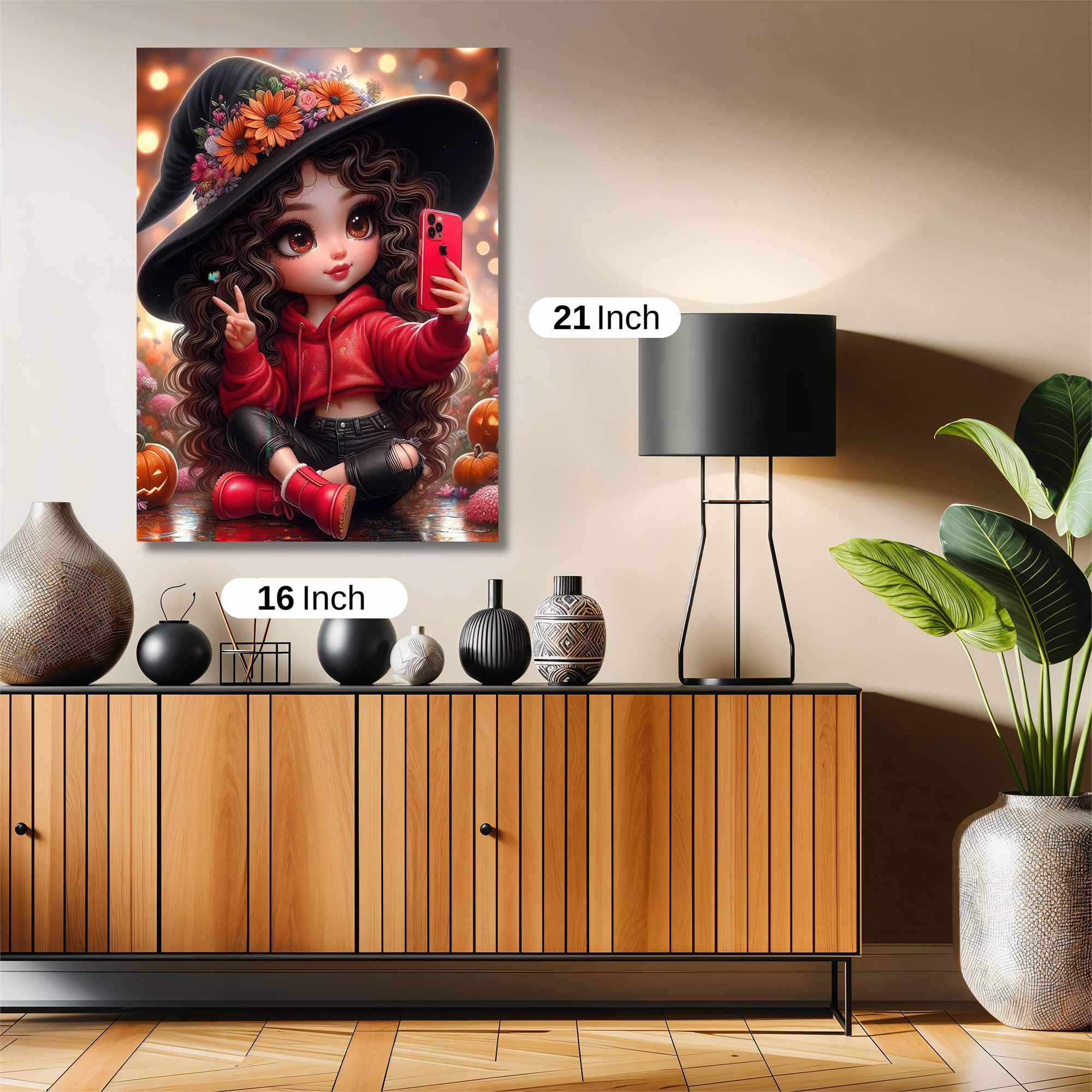 Witchy Whimsy Safe Wall Magnetic / M