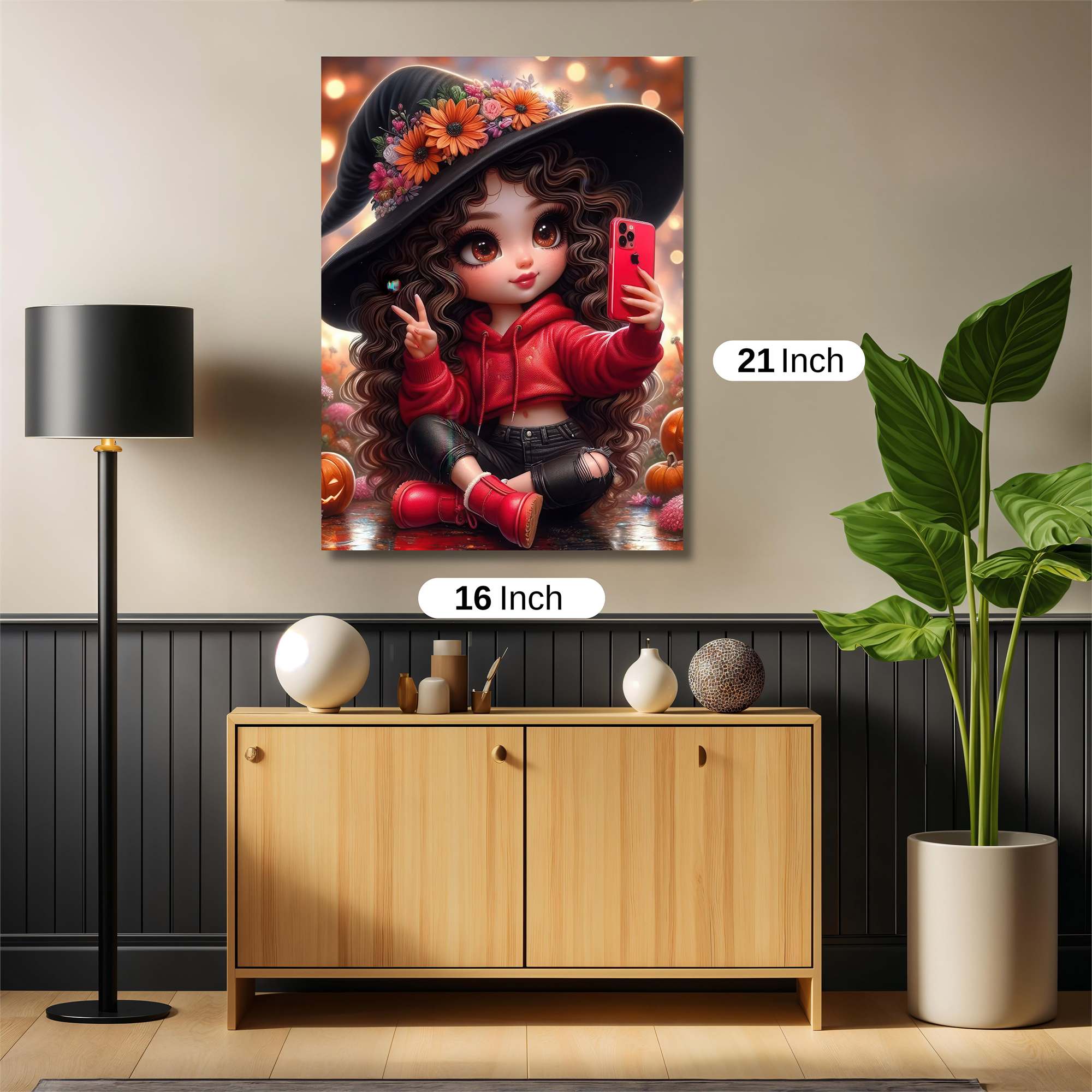 Witchy Whimsy Safe Wall Magnetic / M