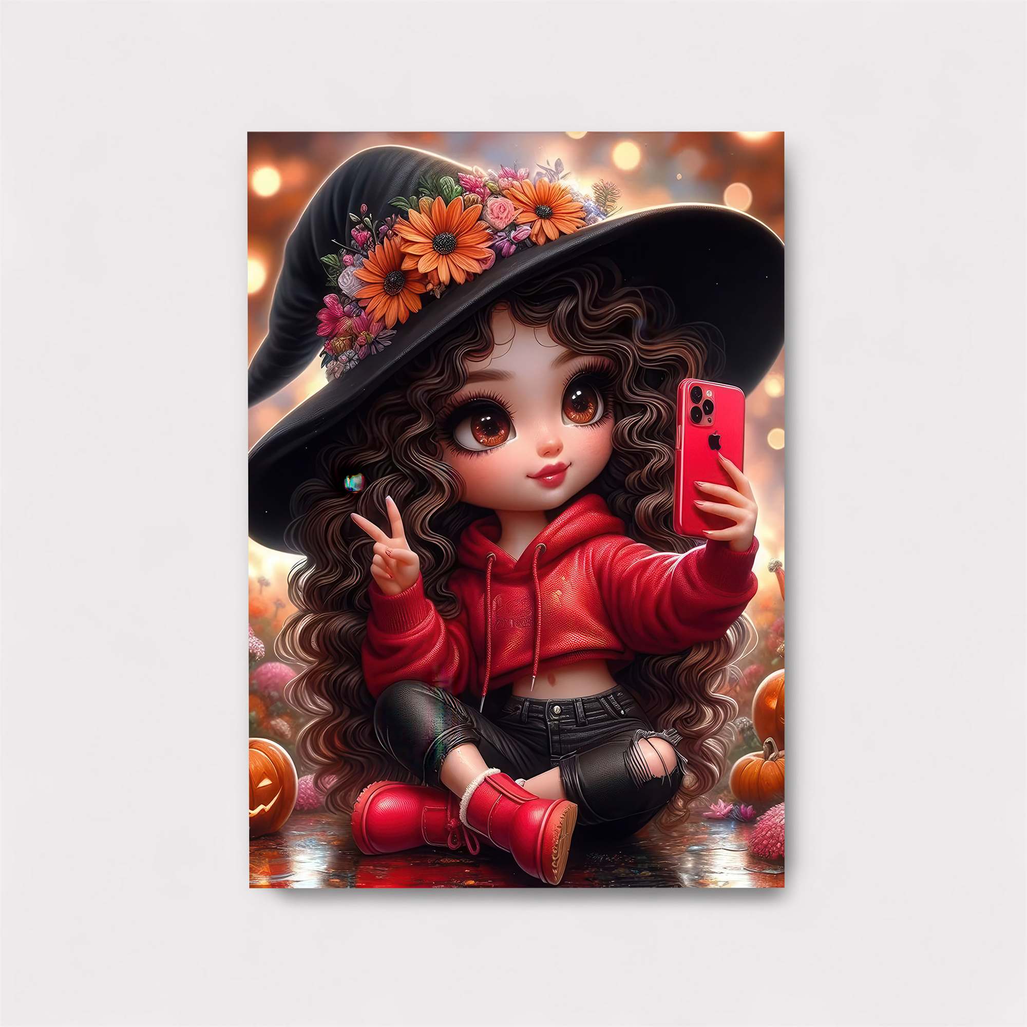 Witchy Whimsy Safe Wall Magnetic / M