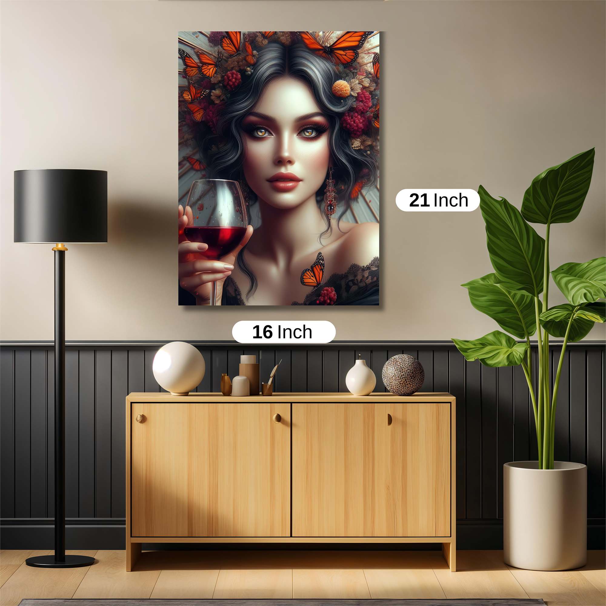 Butterfly Enchantress Safe Wall Magnetic / M