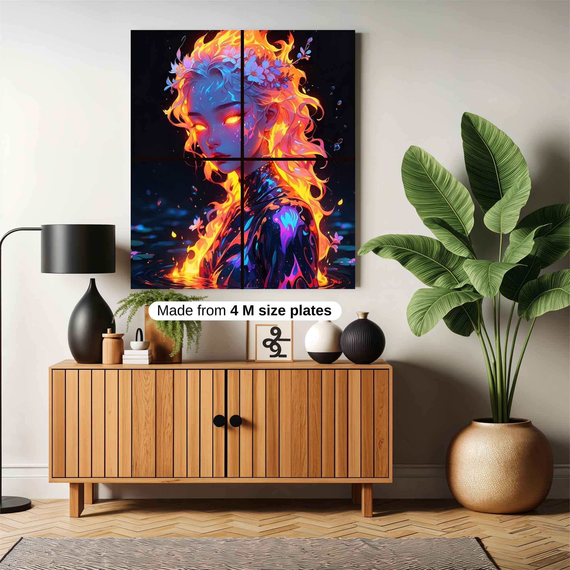 Flame Enchantress Safe Wall Magnetic / M