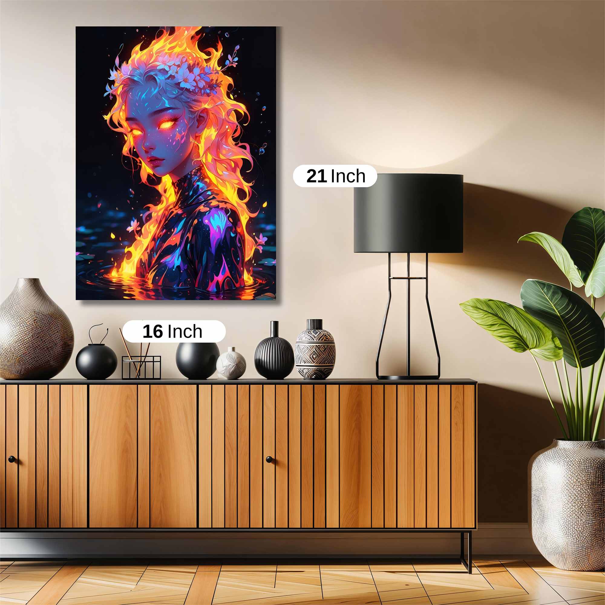 Flame Enchantress Safe Wall Magnetic / M