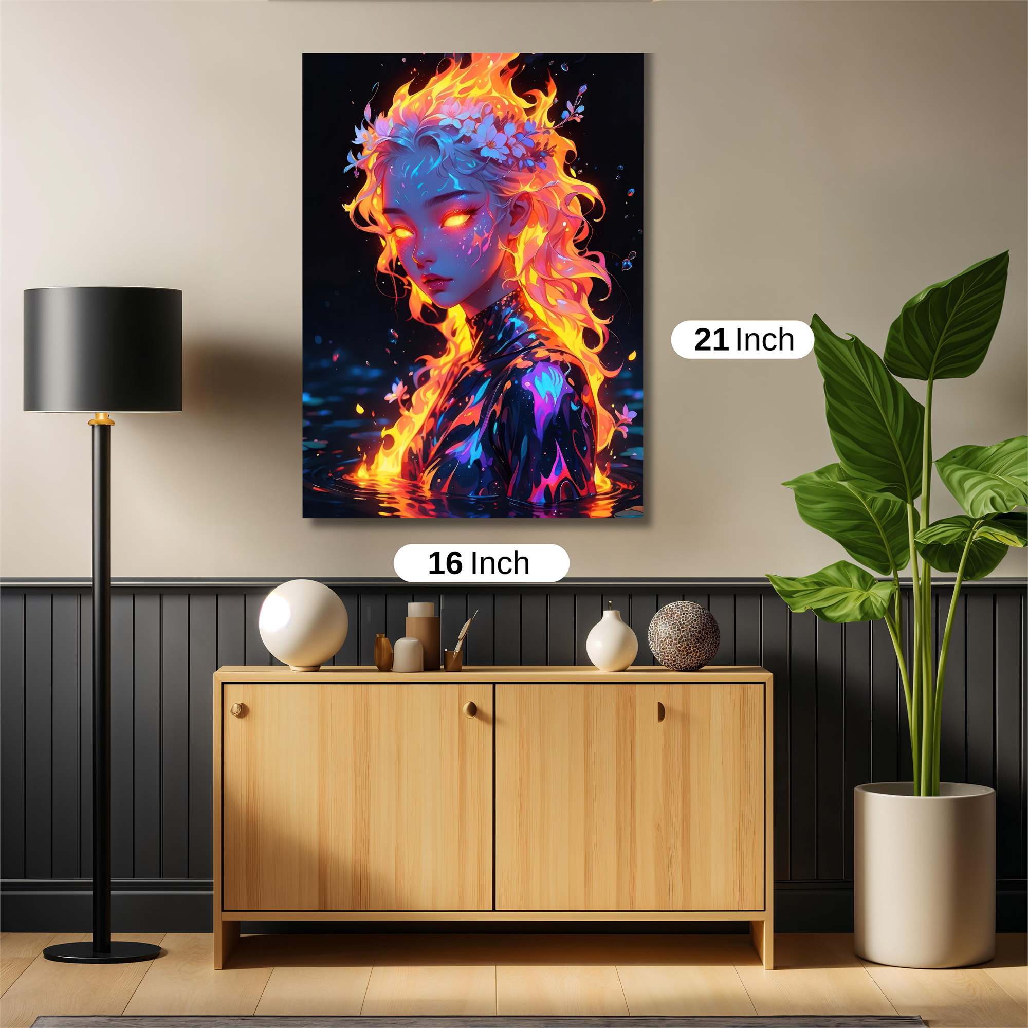 Flame Enchantress Safe Wall Magnetic / M