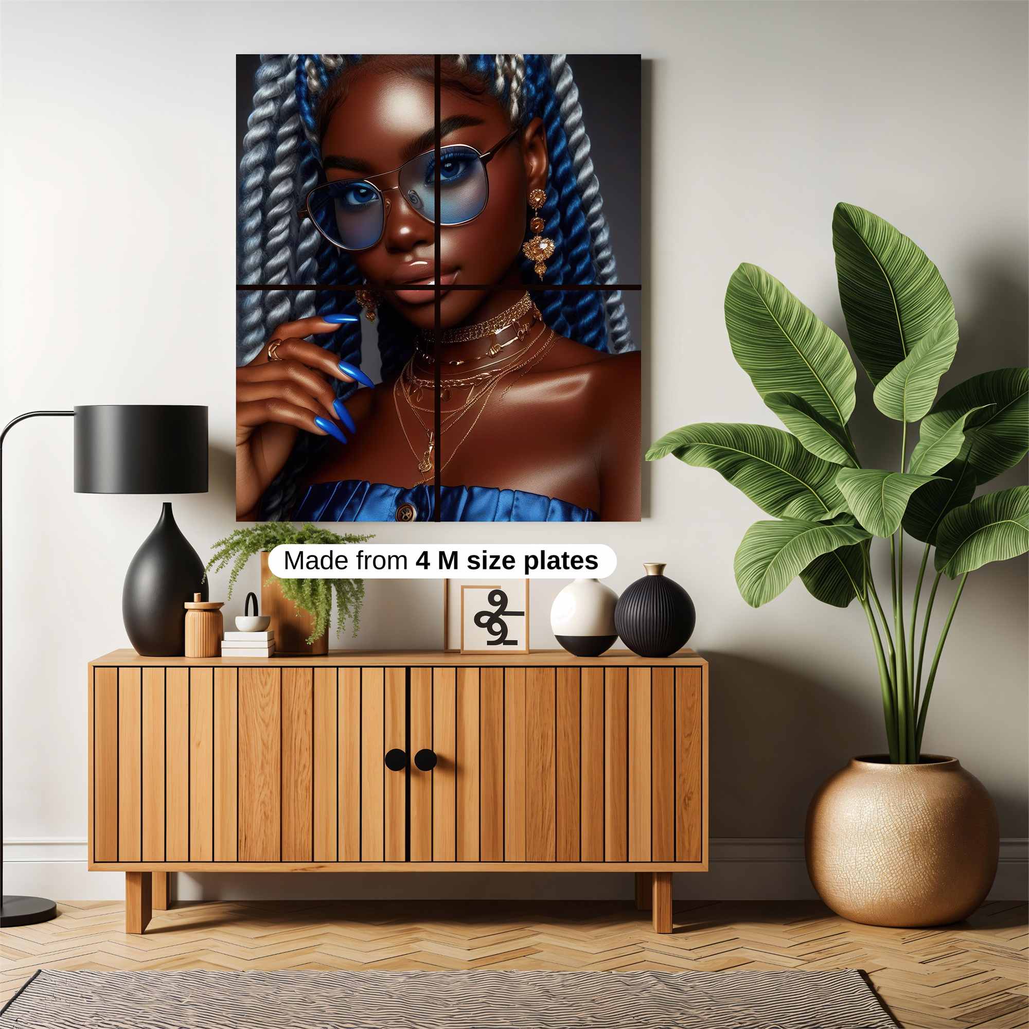 Braided Elegance Safe Wall Magnetic / M