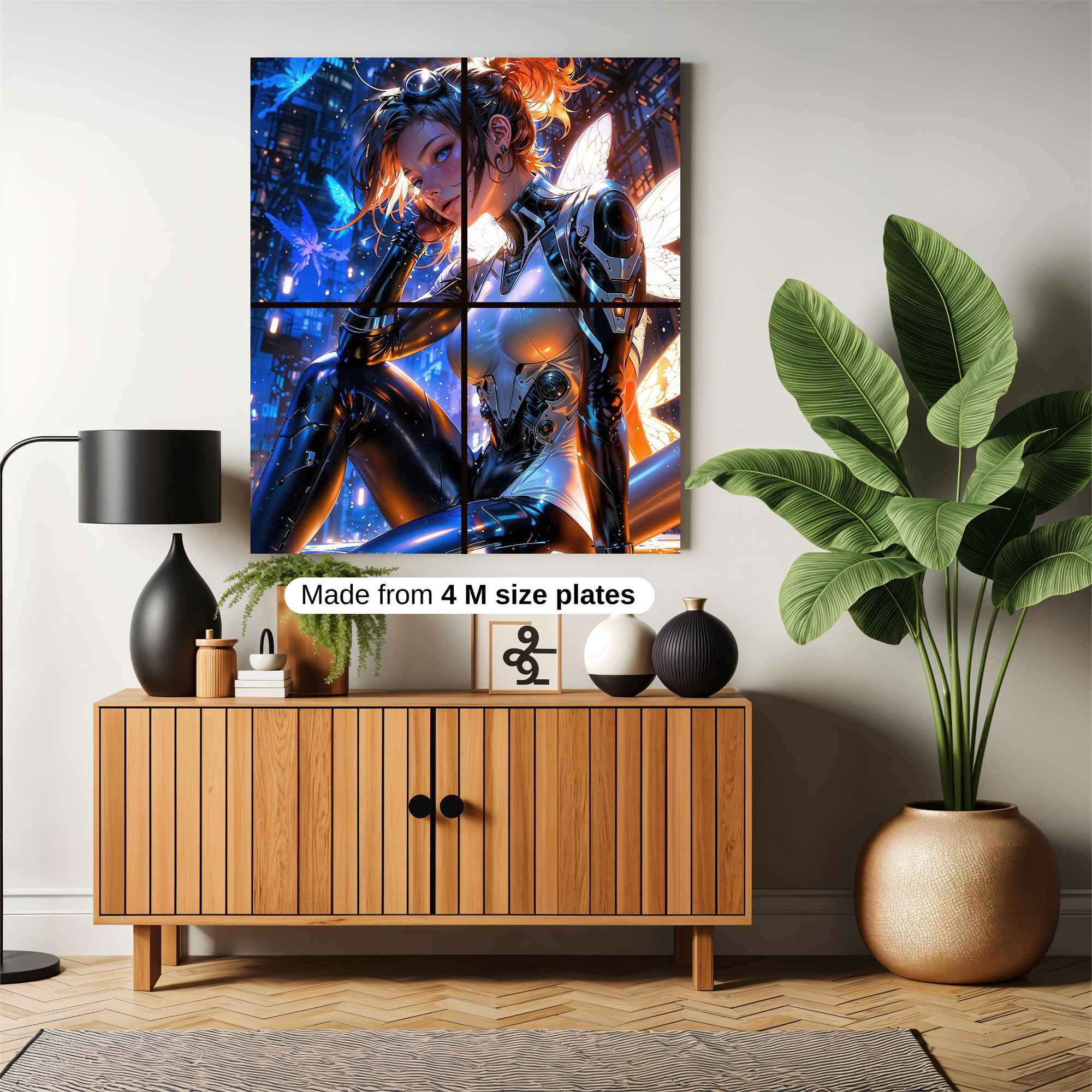 Cyber Enigma Safe Wall Magnetic / M