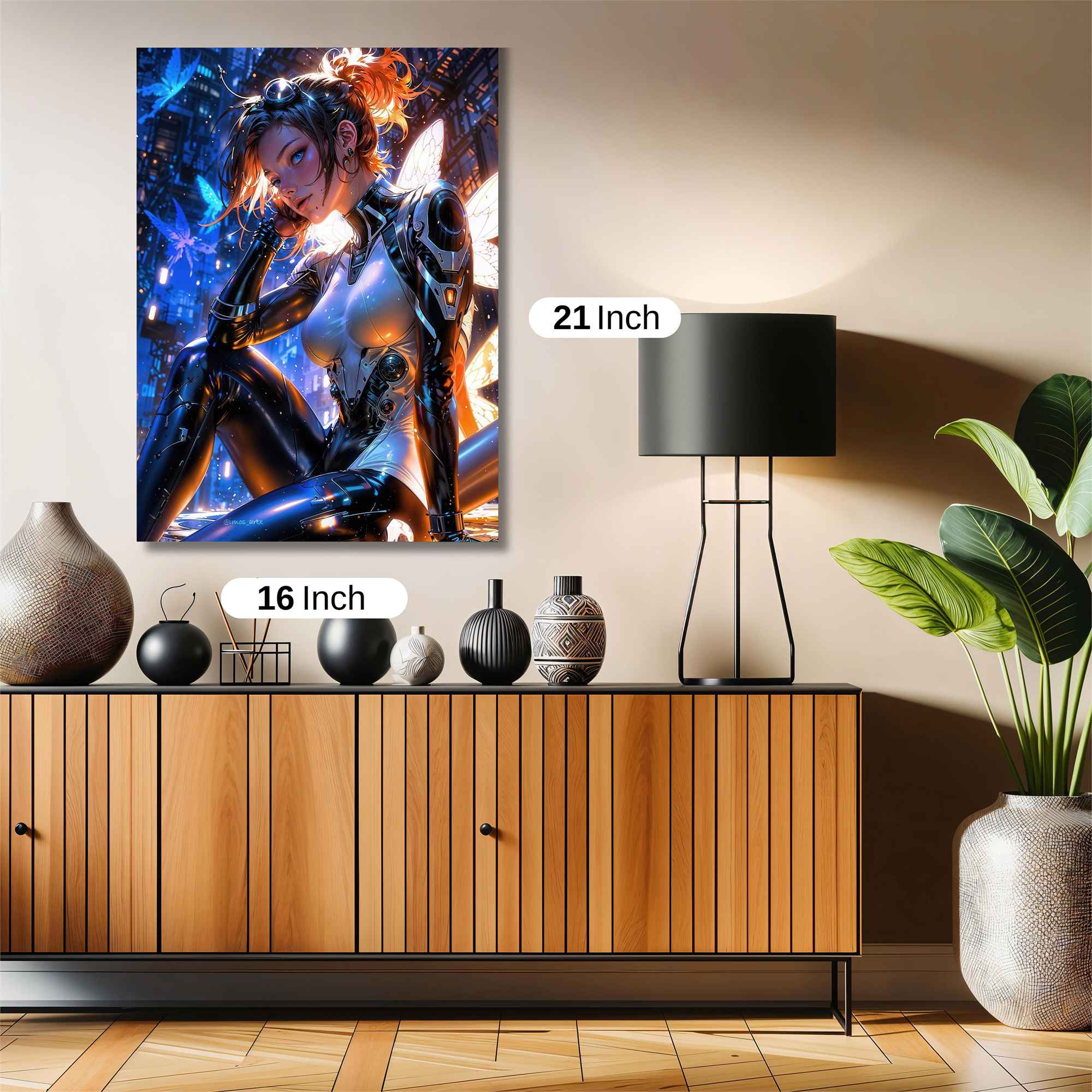 Cyber Enigma Safe Wall Magnetic / M