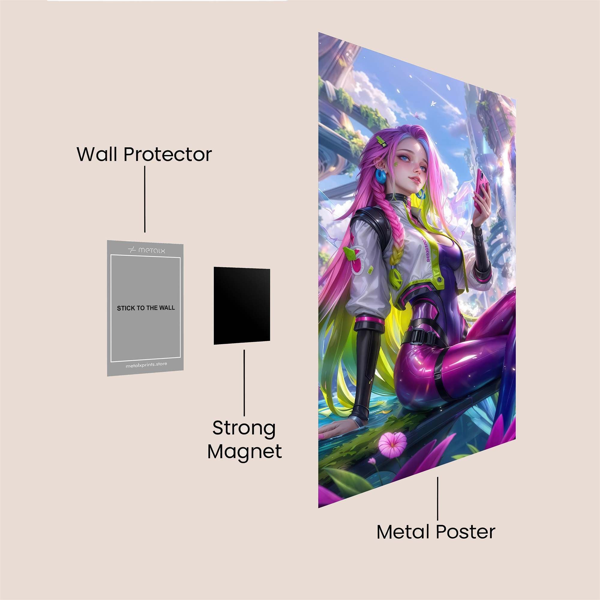 Fairy Selfie Safe Wall Magnetic / M