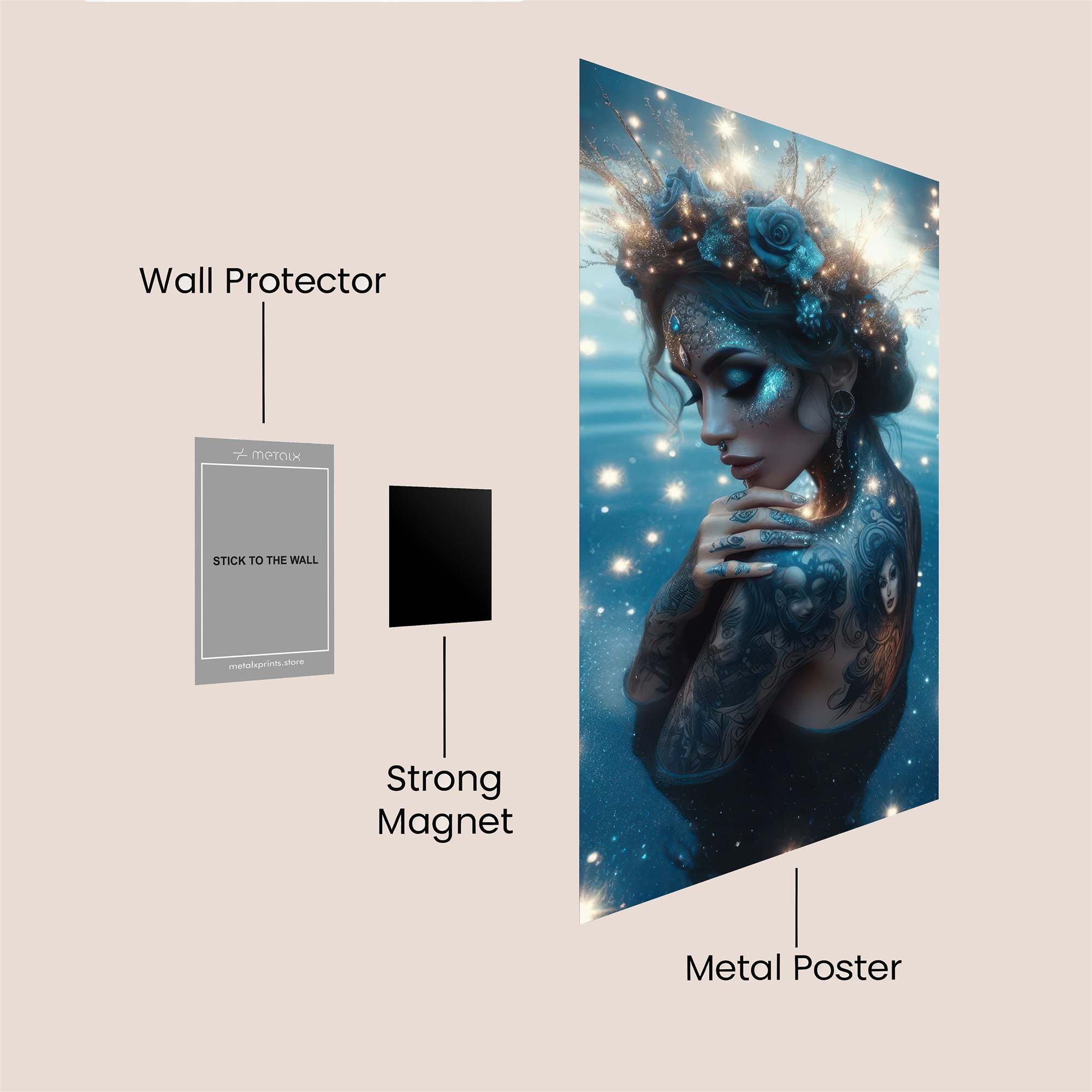 Siren Enchantment Safe Wall Magnetic / M