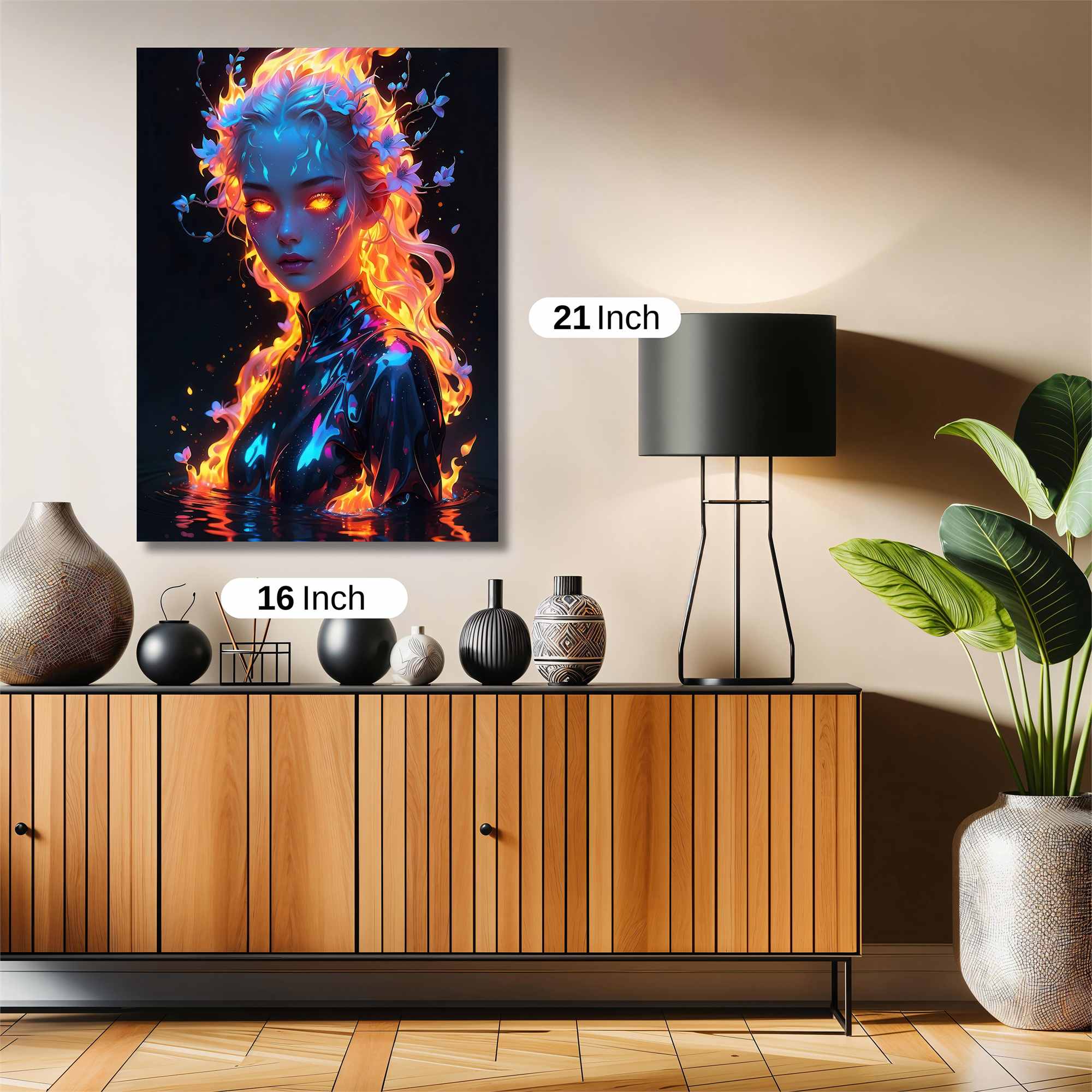 Flame Enigma Safe Wall Magnetic / M