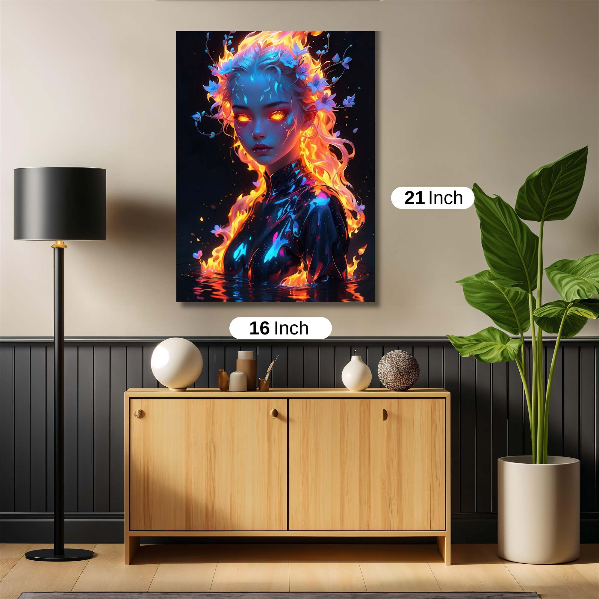 Flame Enigma Safe Wall Magnetic / M