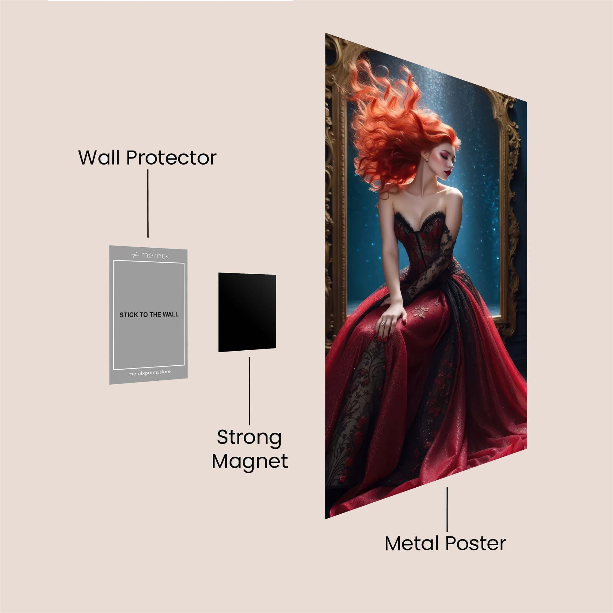 Mystique Enigma Safe Wall Magnetic / M