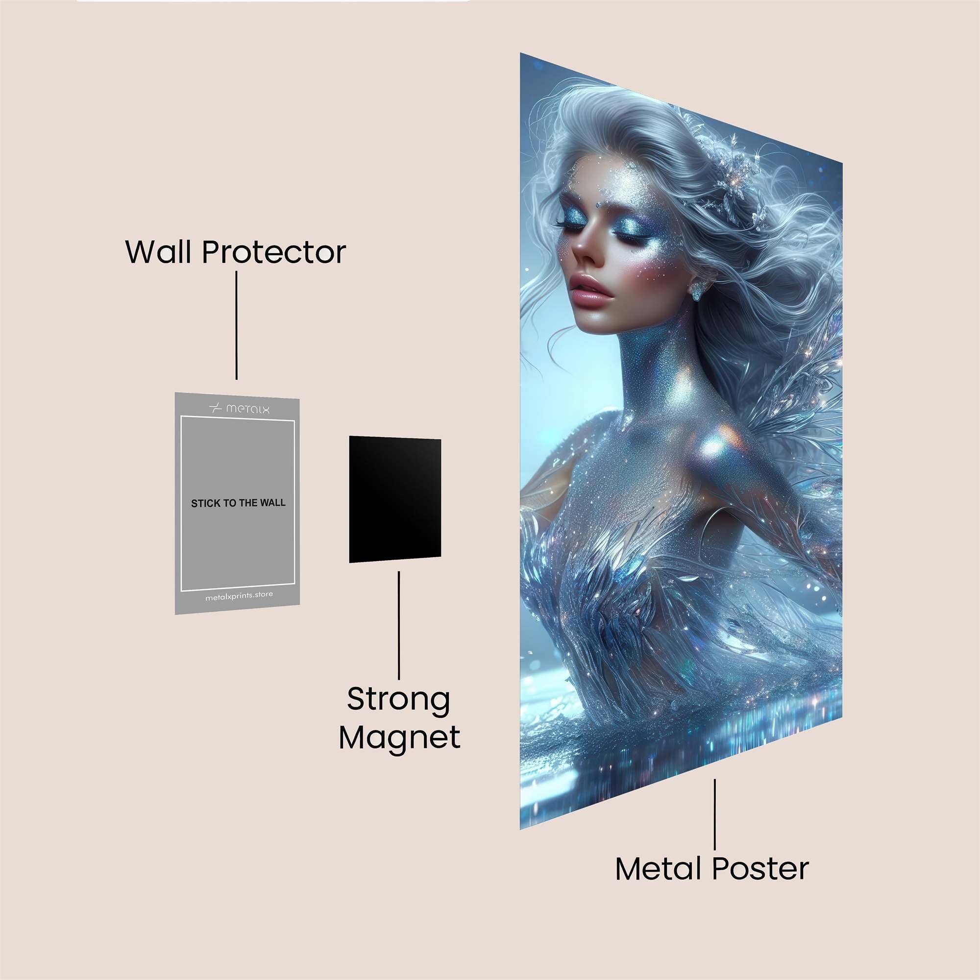 Frost Enchantress Safe Wall Magnetic / M