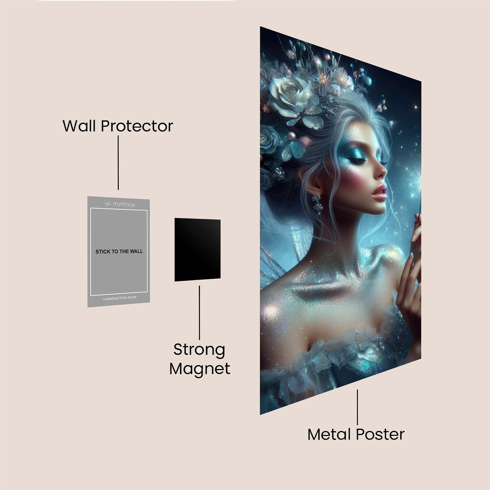 Fairy Enchantment Safe Wall Magnetic / M