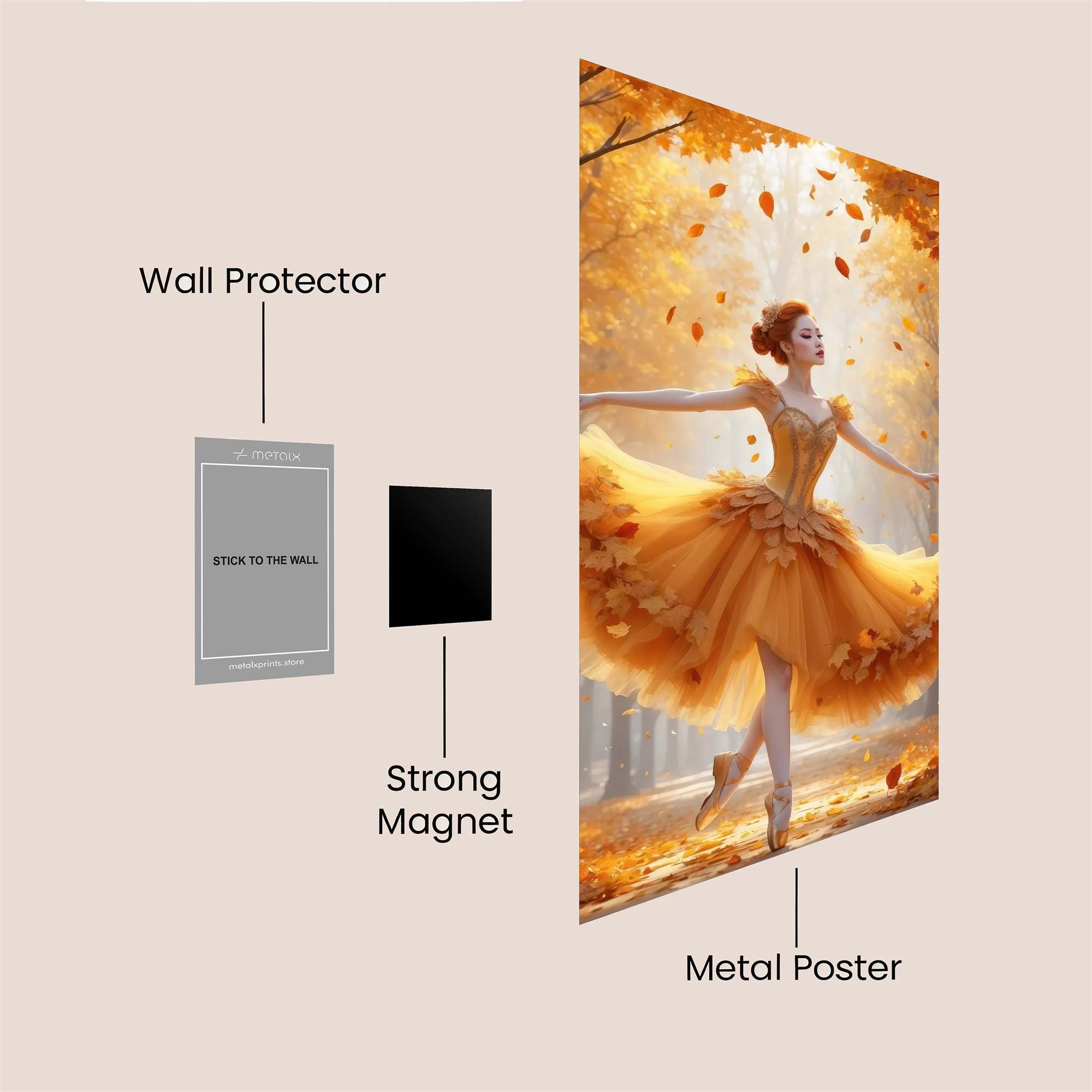 Autumn Elegance Safe Wall Magnetic / M