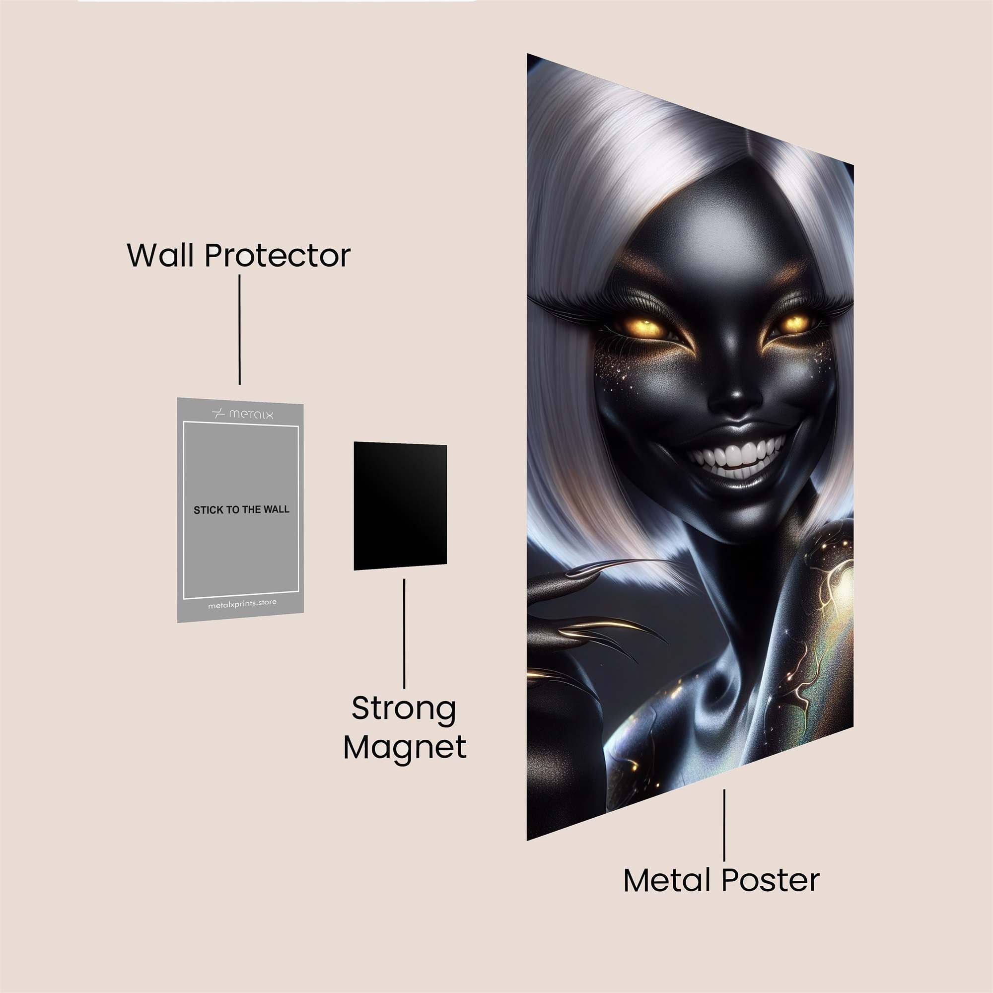 Mystic Menace Safe Wall Magnetic / M