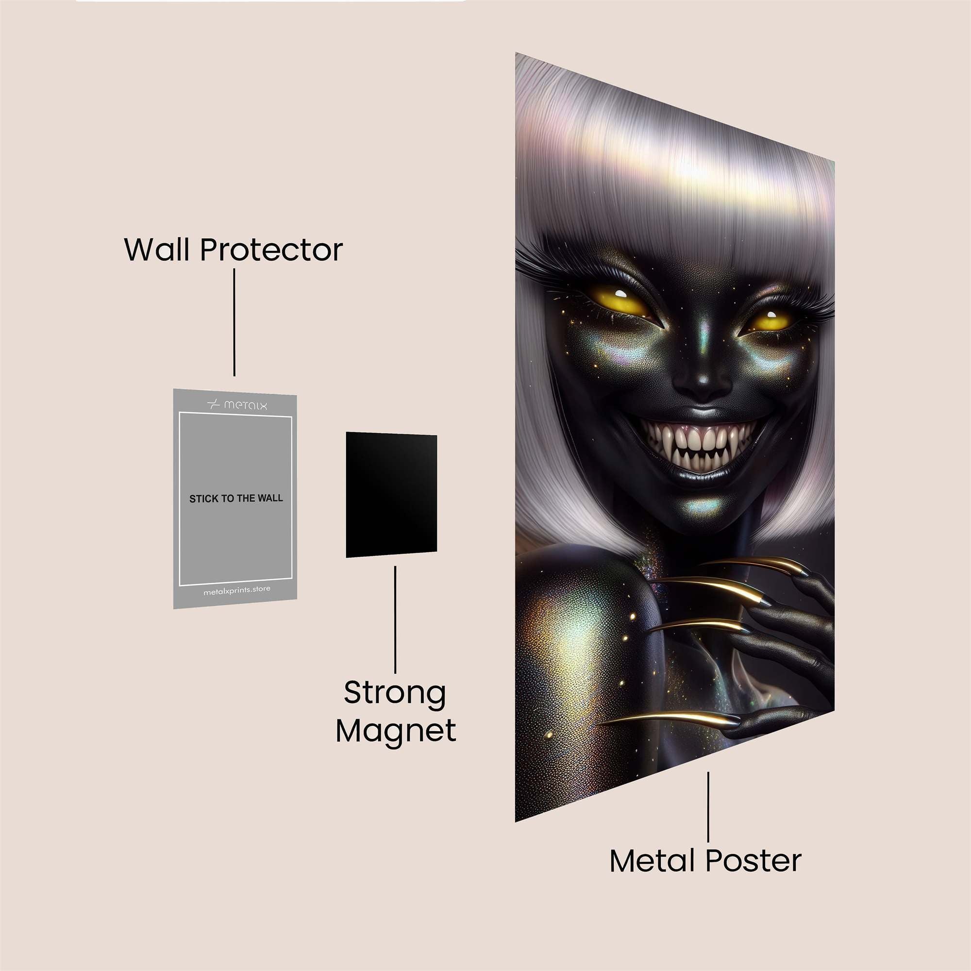 Alien Elegance Safe Wall Magnetic / M