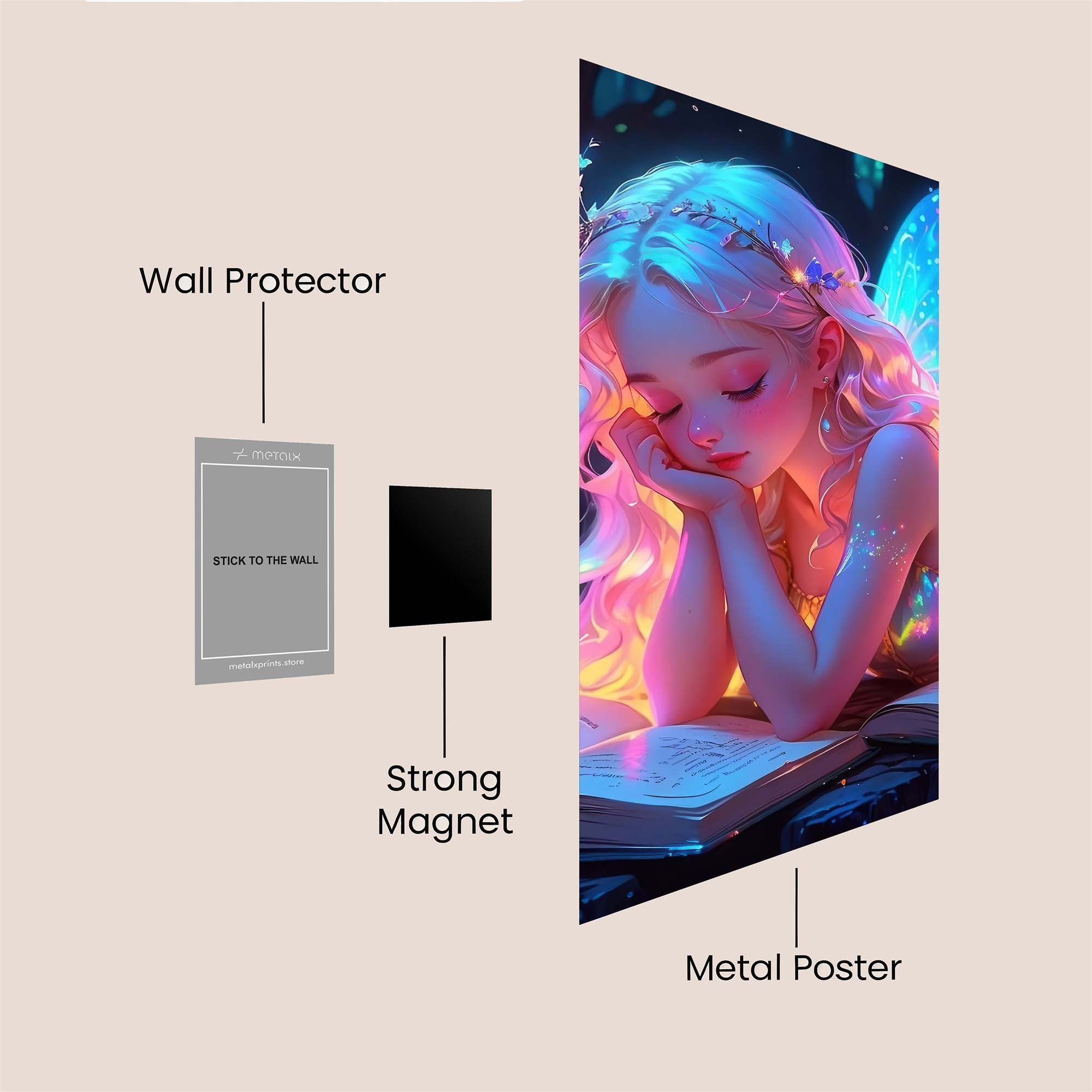 Luna Dreaming Safe Wall Magnetic / M
