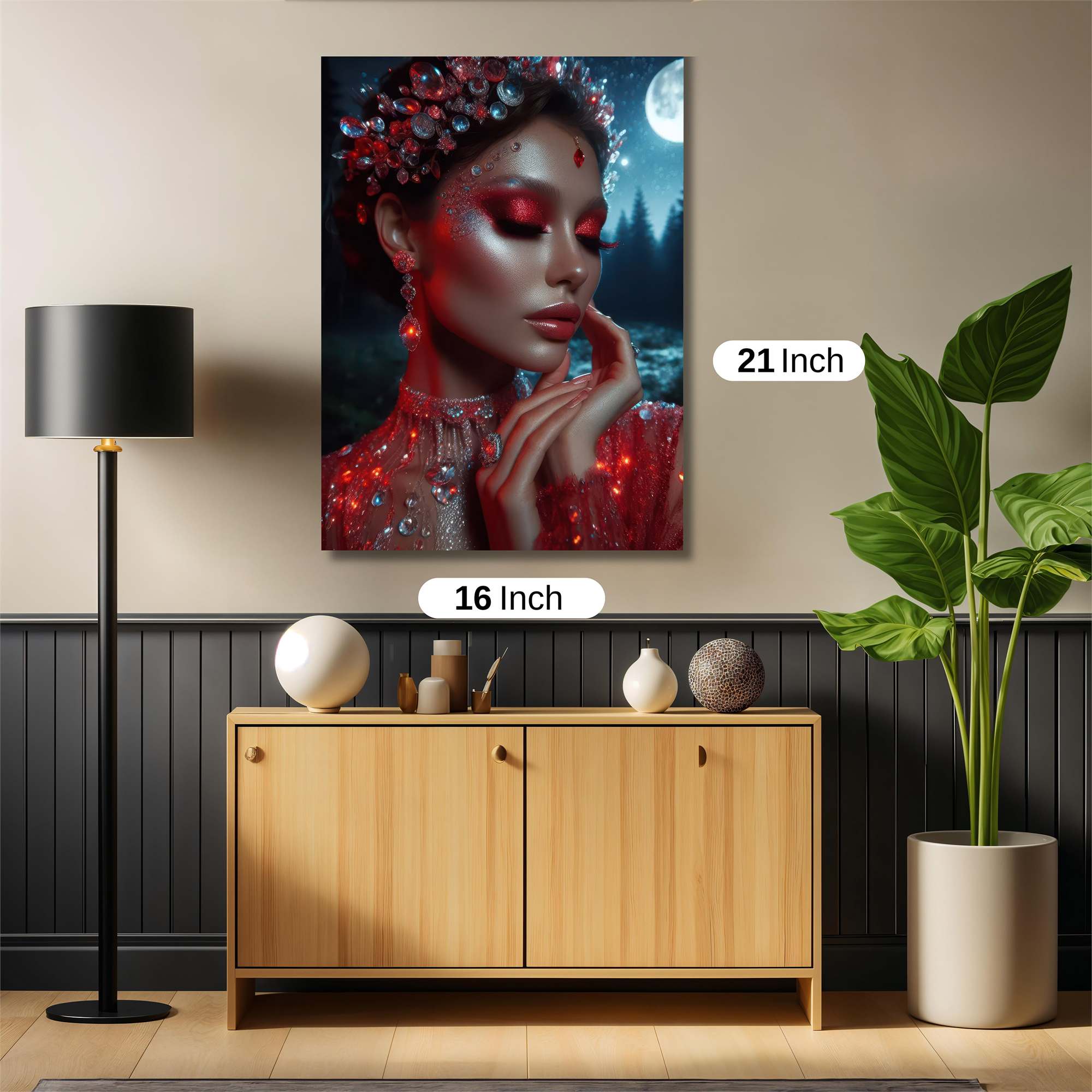 Moonlit Enchantress Safe Wall Magnetic / M