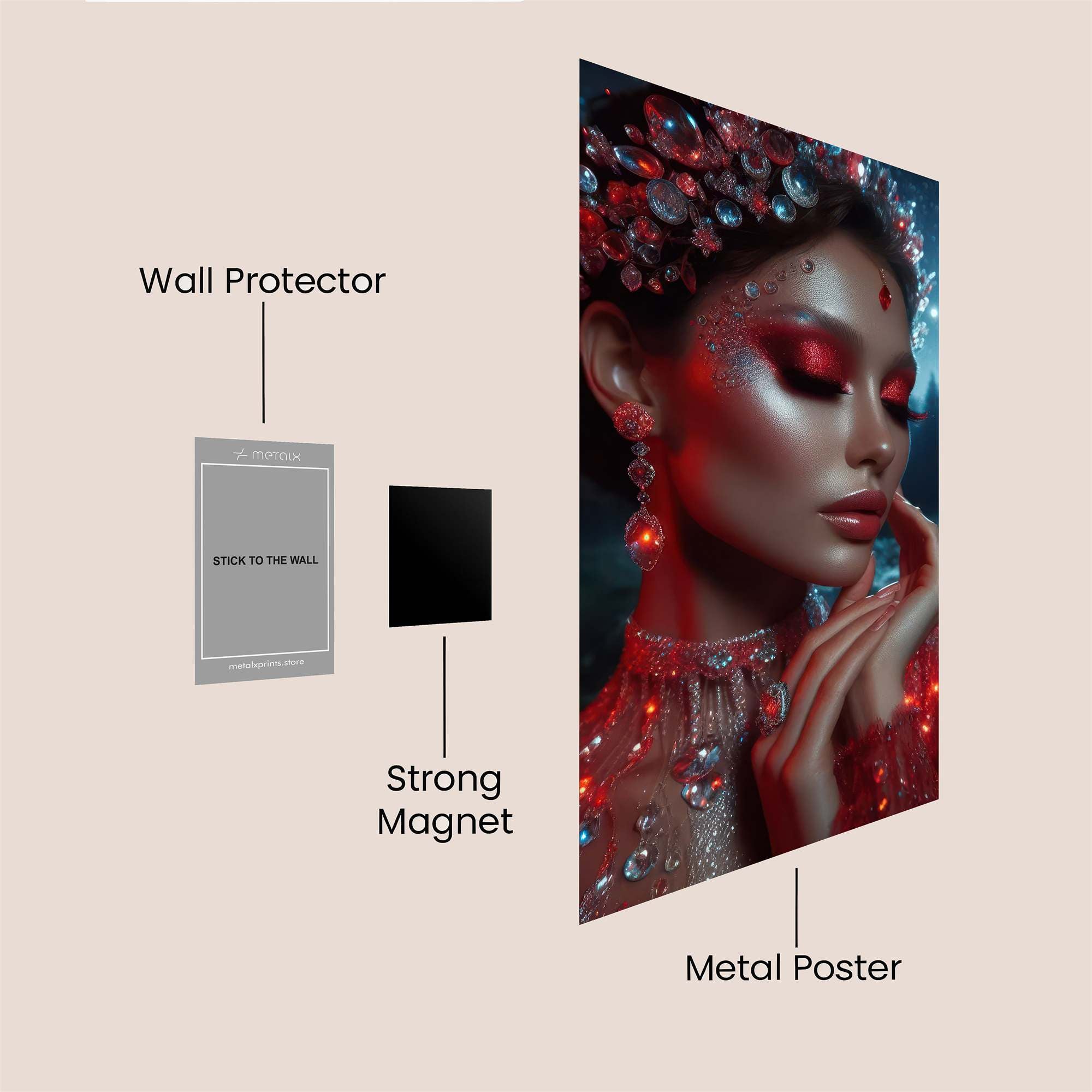 Moonlit Enchantress Safe Wall Magnetic / M