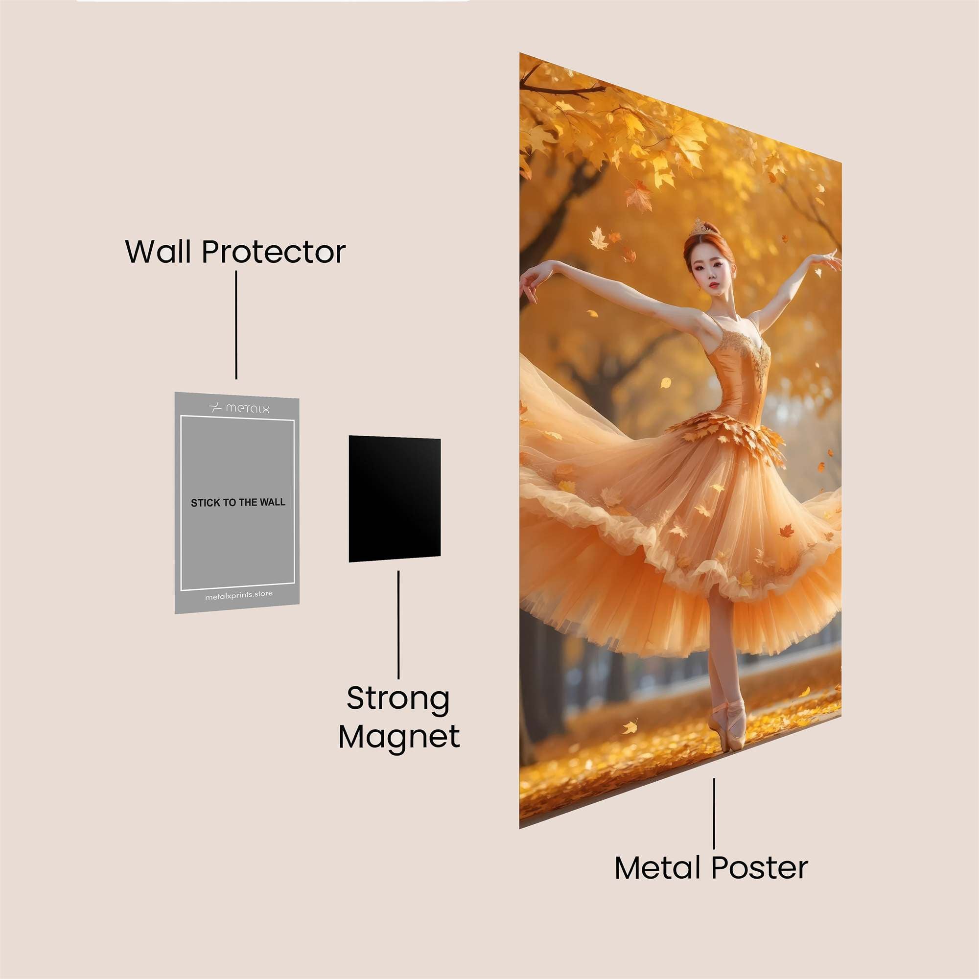 Autumn Grace Safe Wall Magnetic / M