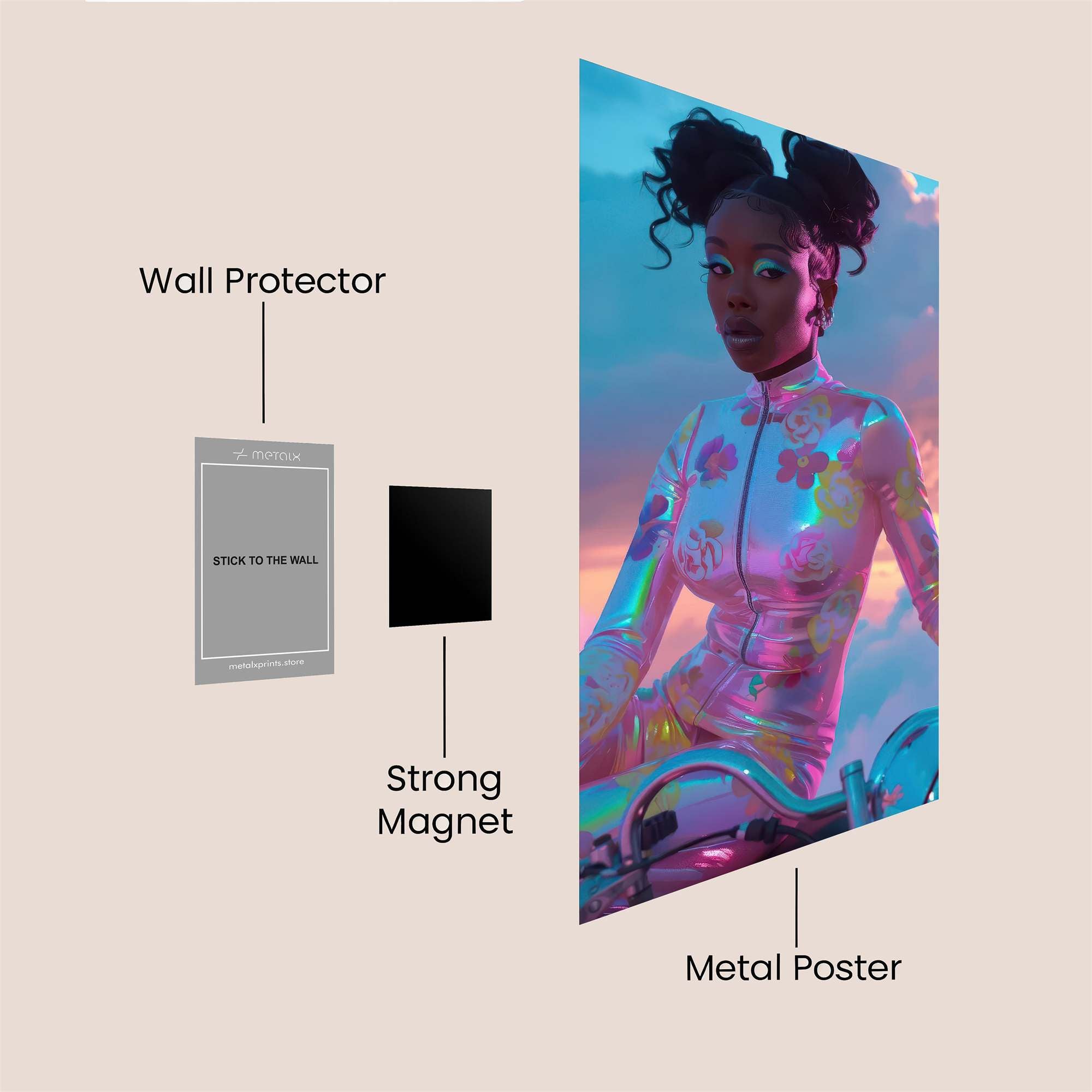 SkyDancer Safe Wall Magnetic / M