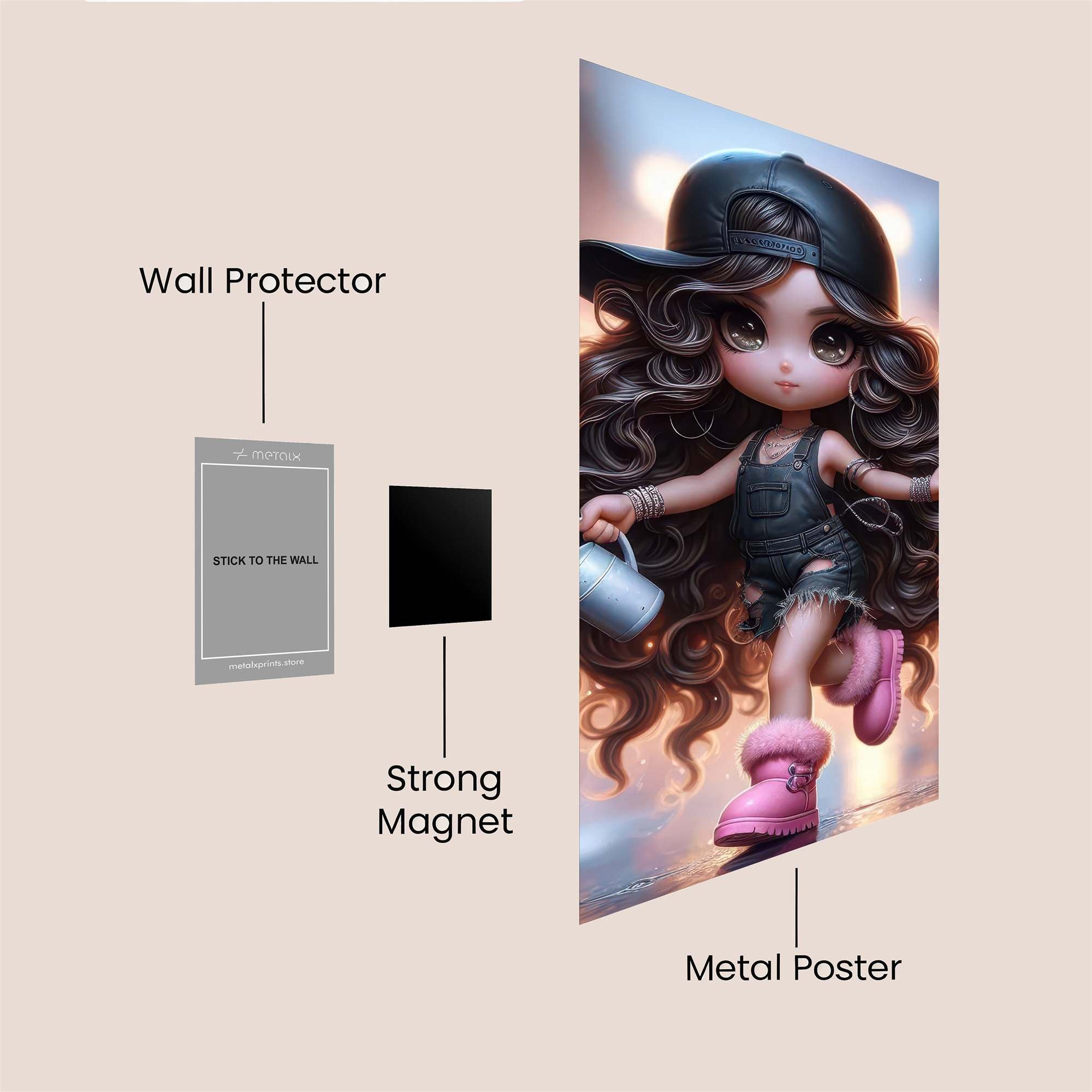 Angel Whimsy Safe Wall Magnetic / M