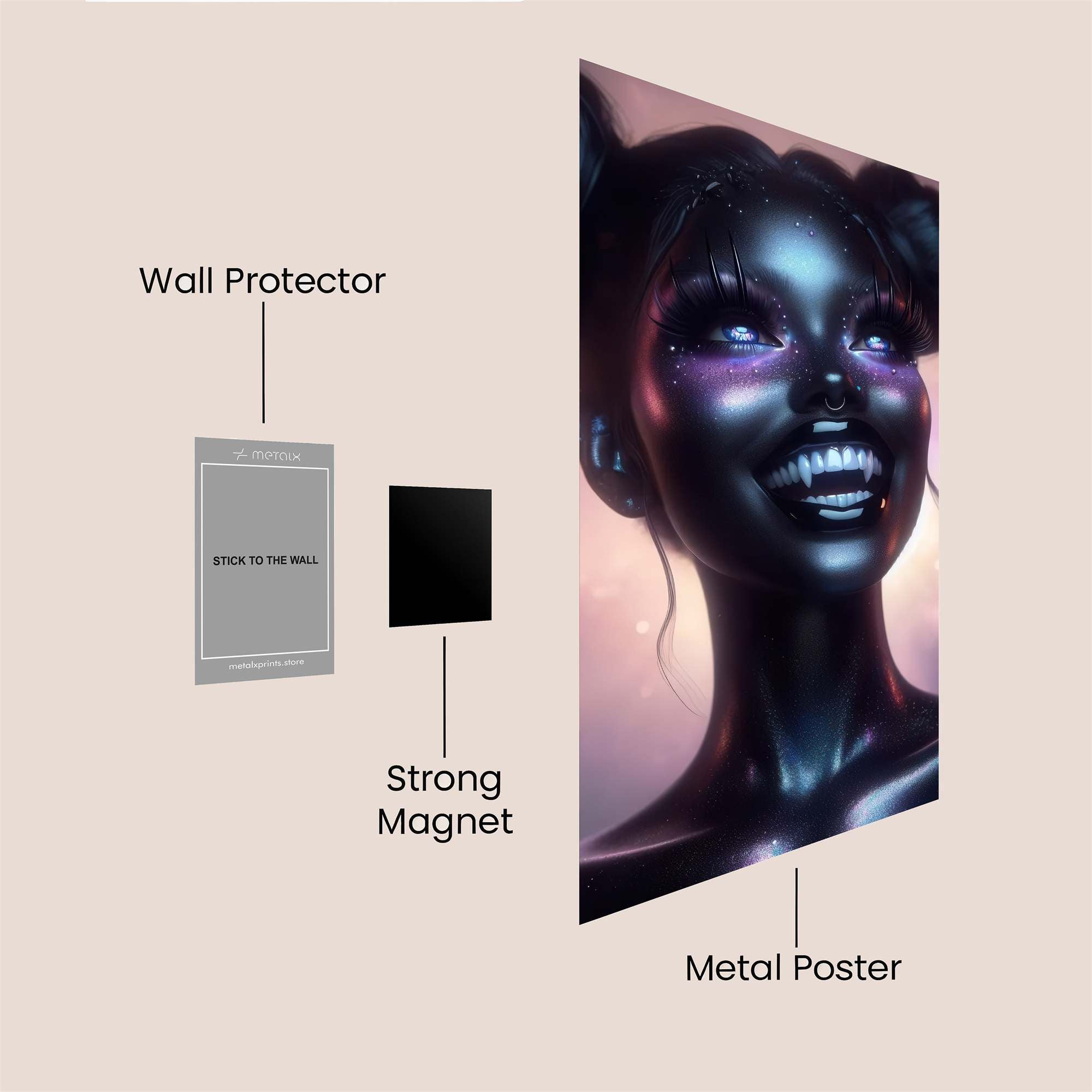 Cosmic Joy Safe Wall Magnetic / M